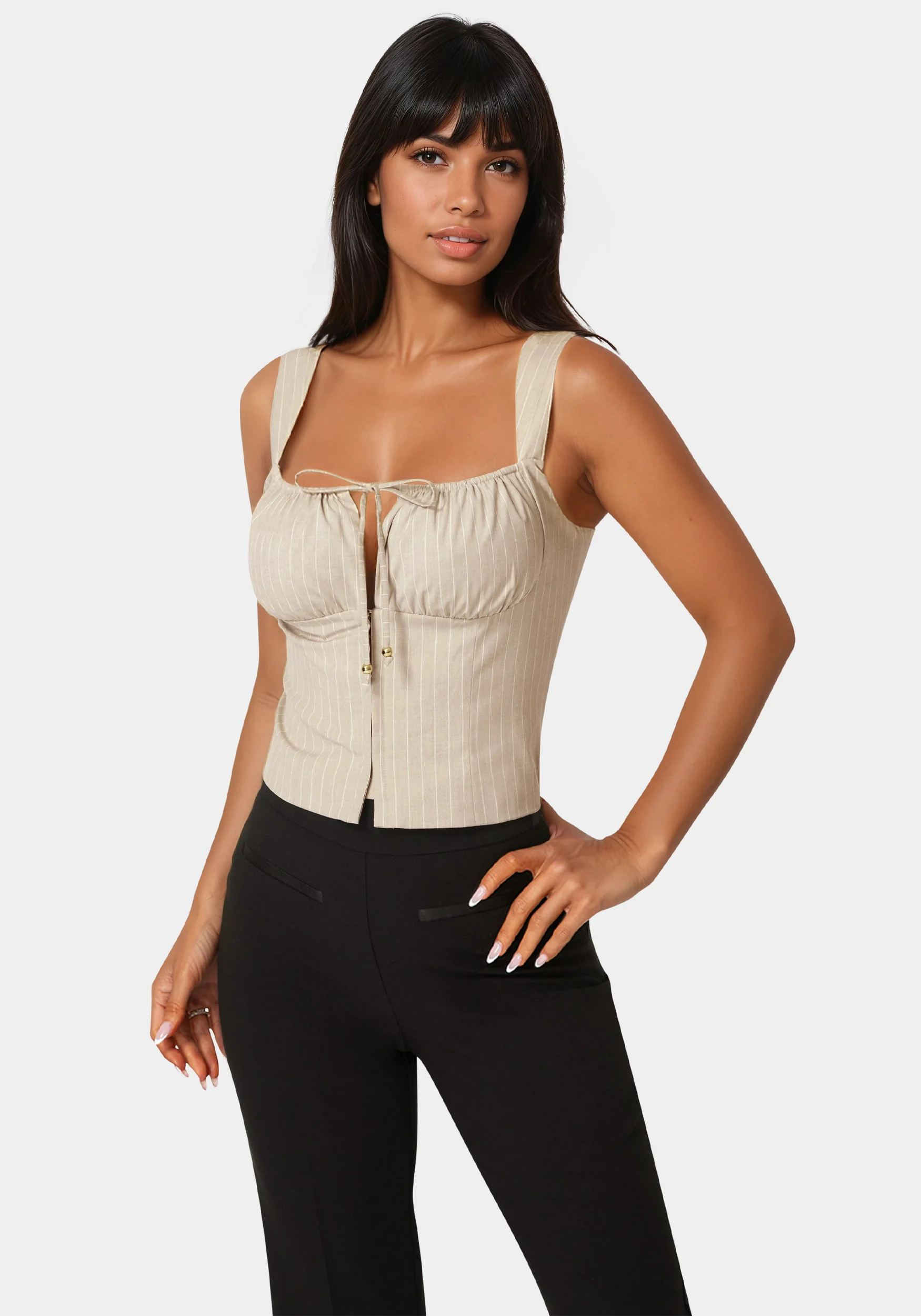 Stripe Corset Top