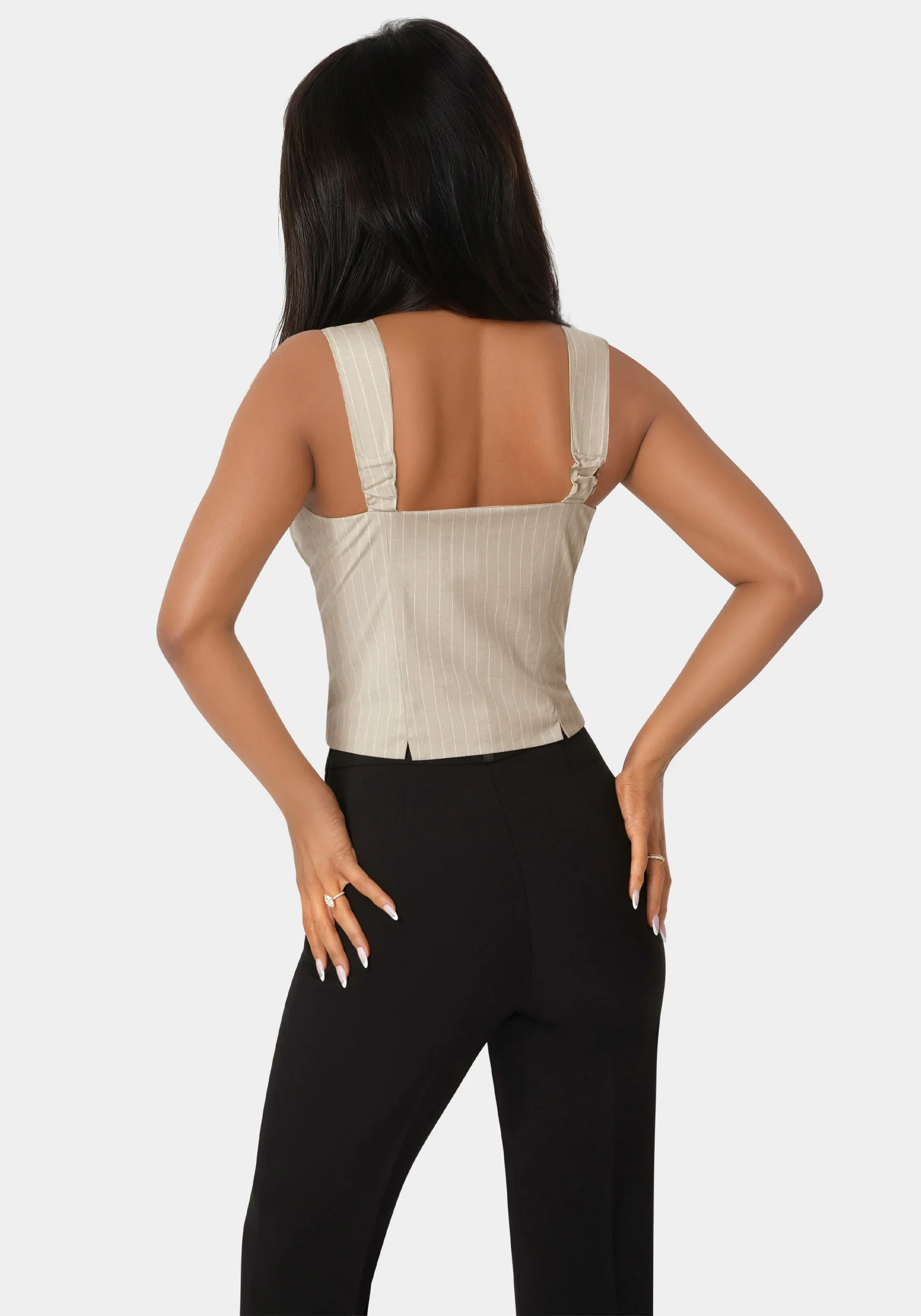 Stripe Corset Top - Image 2