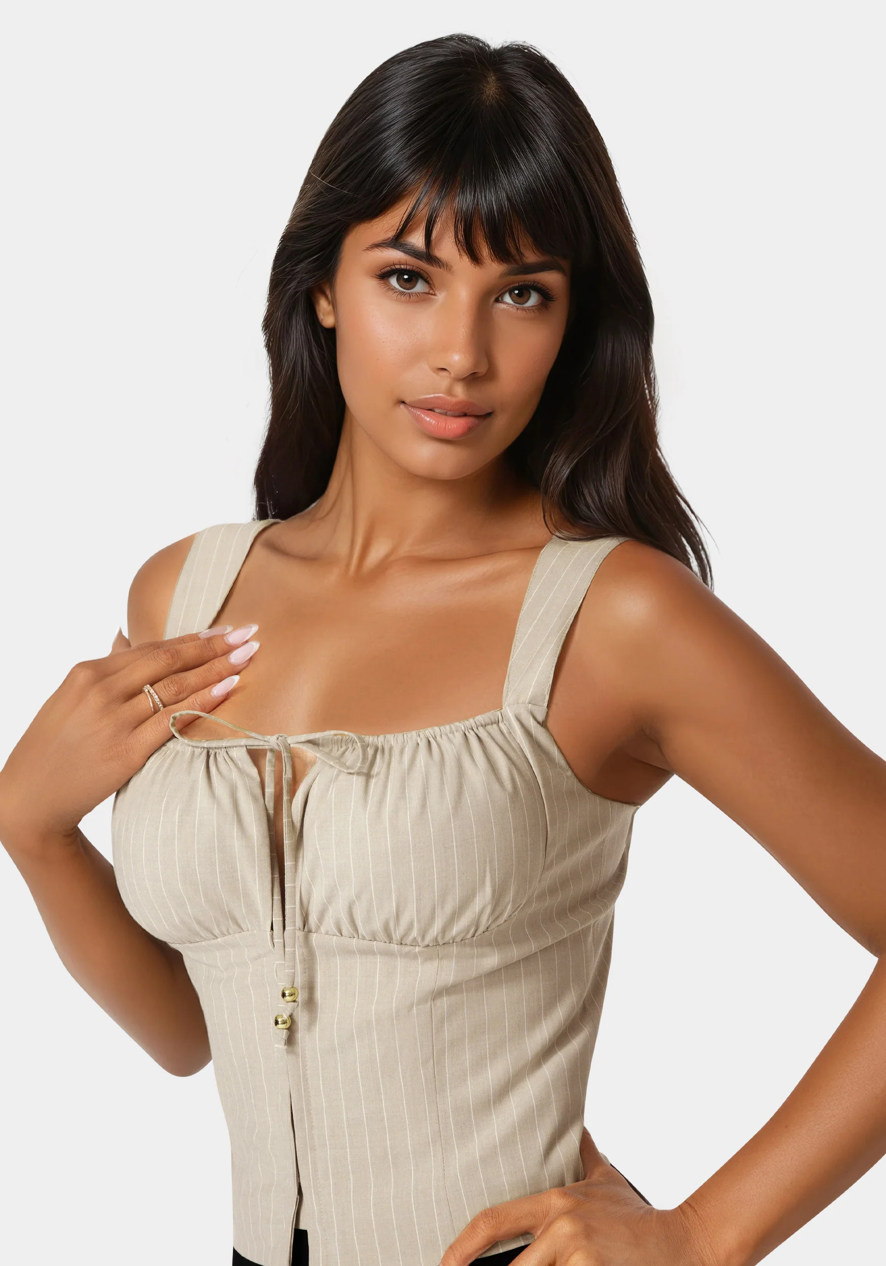 Stripe Corset Top - Image 4