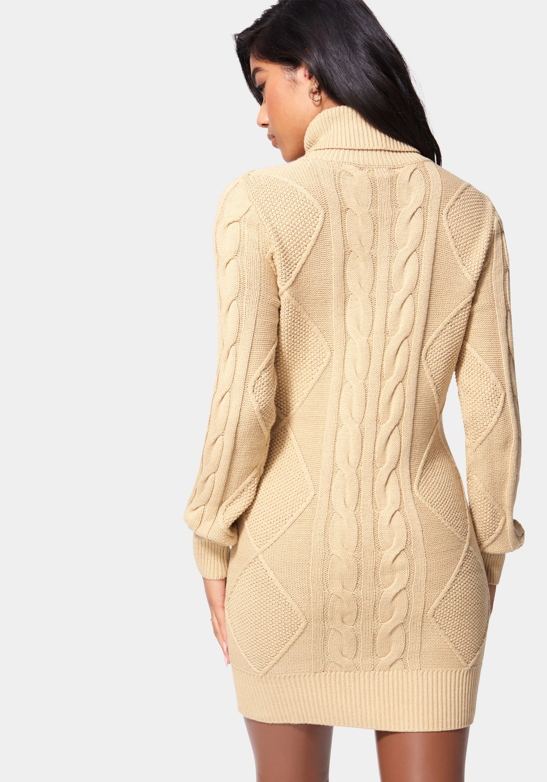 Stud Detail Tunic Sweater - Image 3