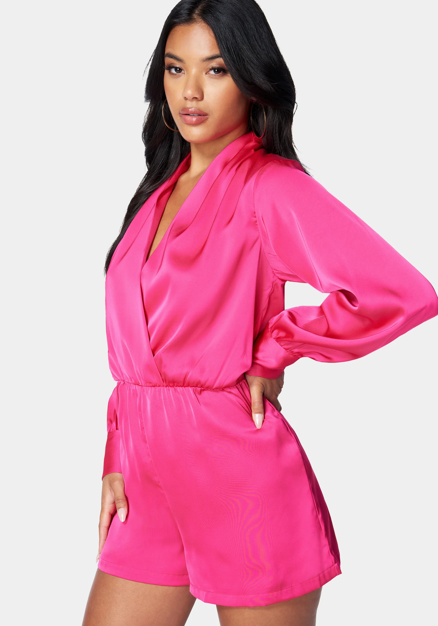 Surplice Drapey Romper - Image 2