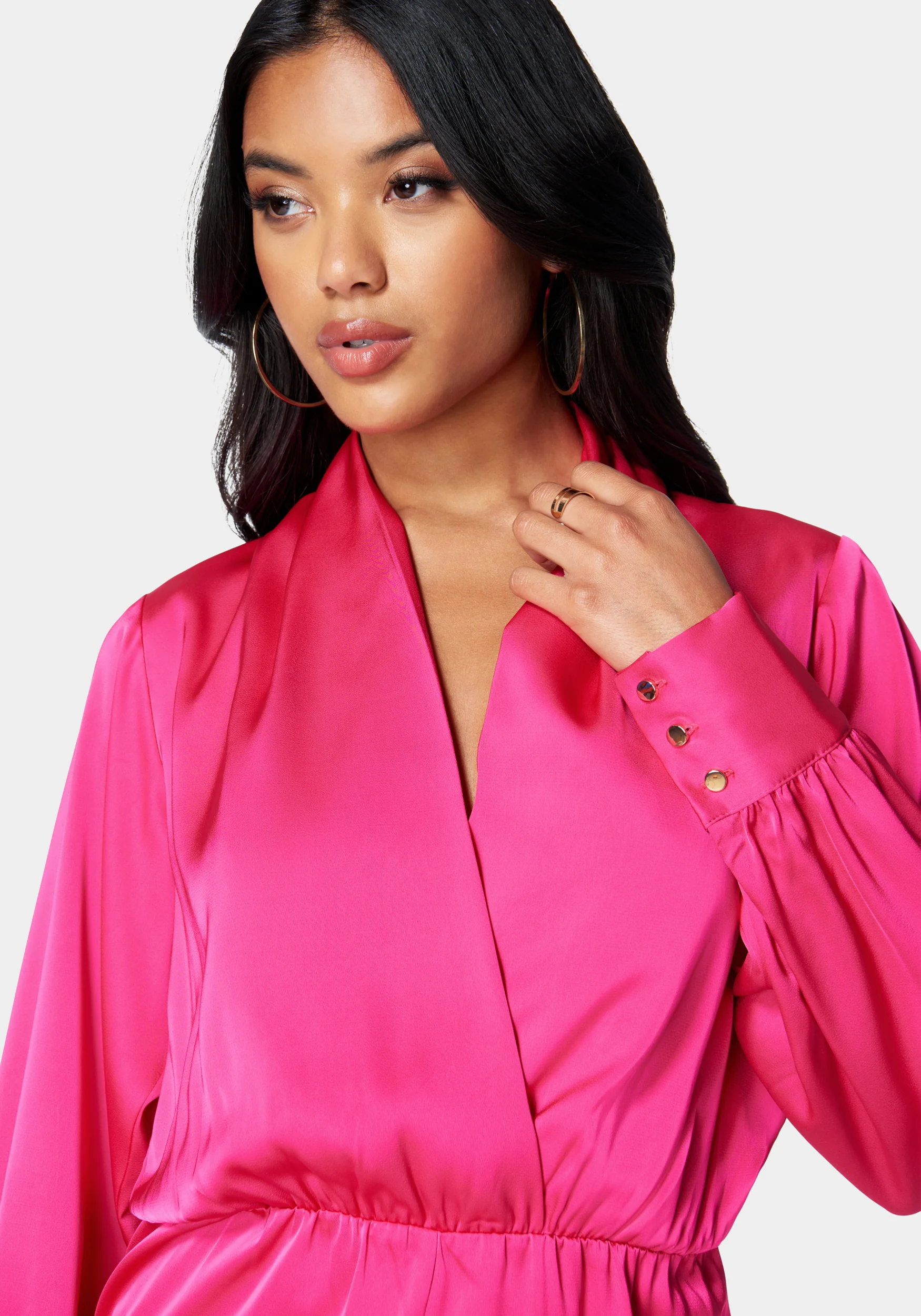 Surplice Drapey Romper - Image 4