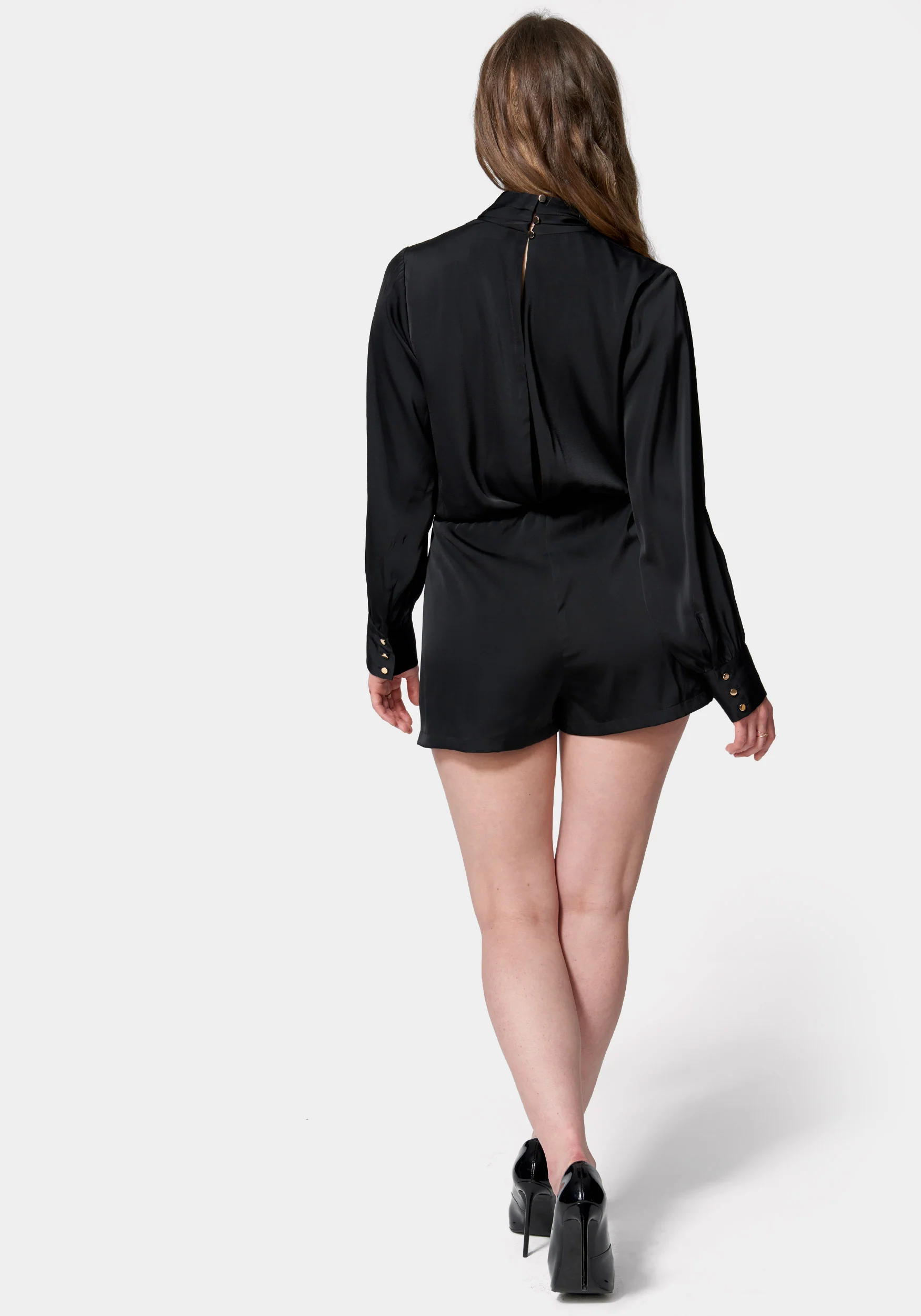 Surplice Drapey Romper - Image 3