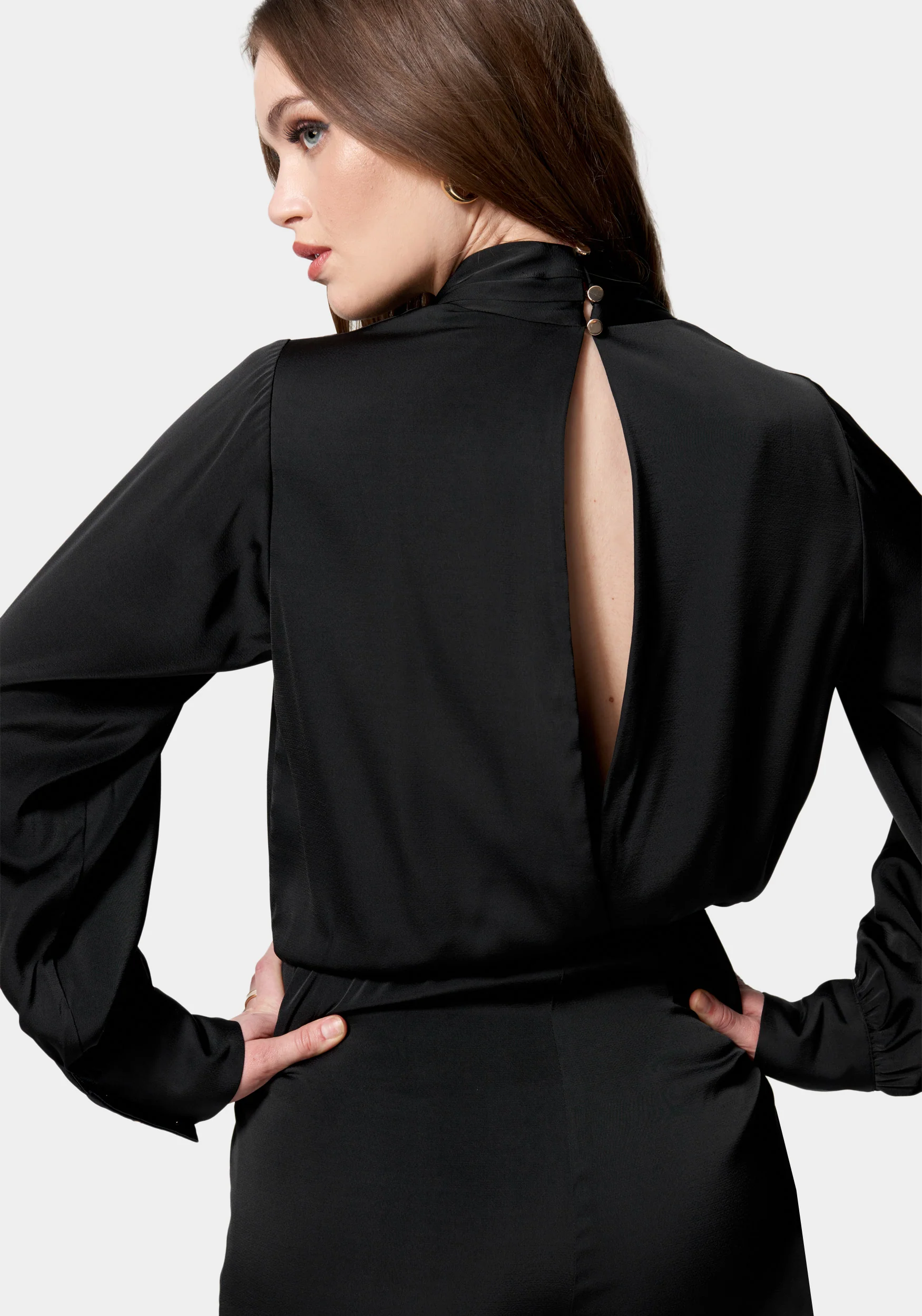 Surplice Drapey Romper - Image 4