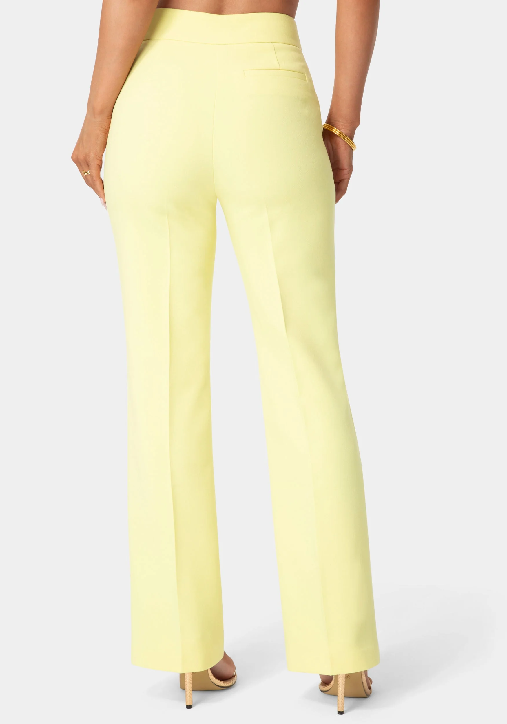 Tailored High Waist Straight Leg Pant - Image 3