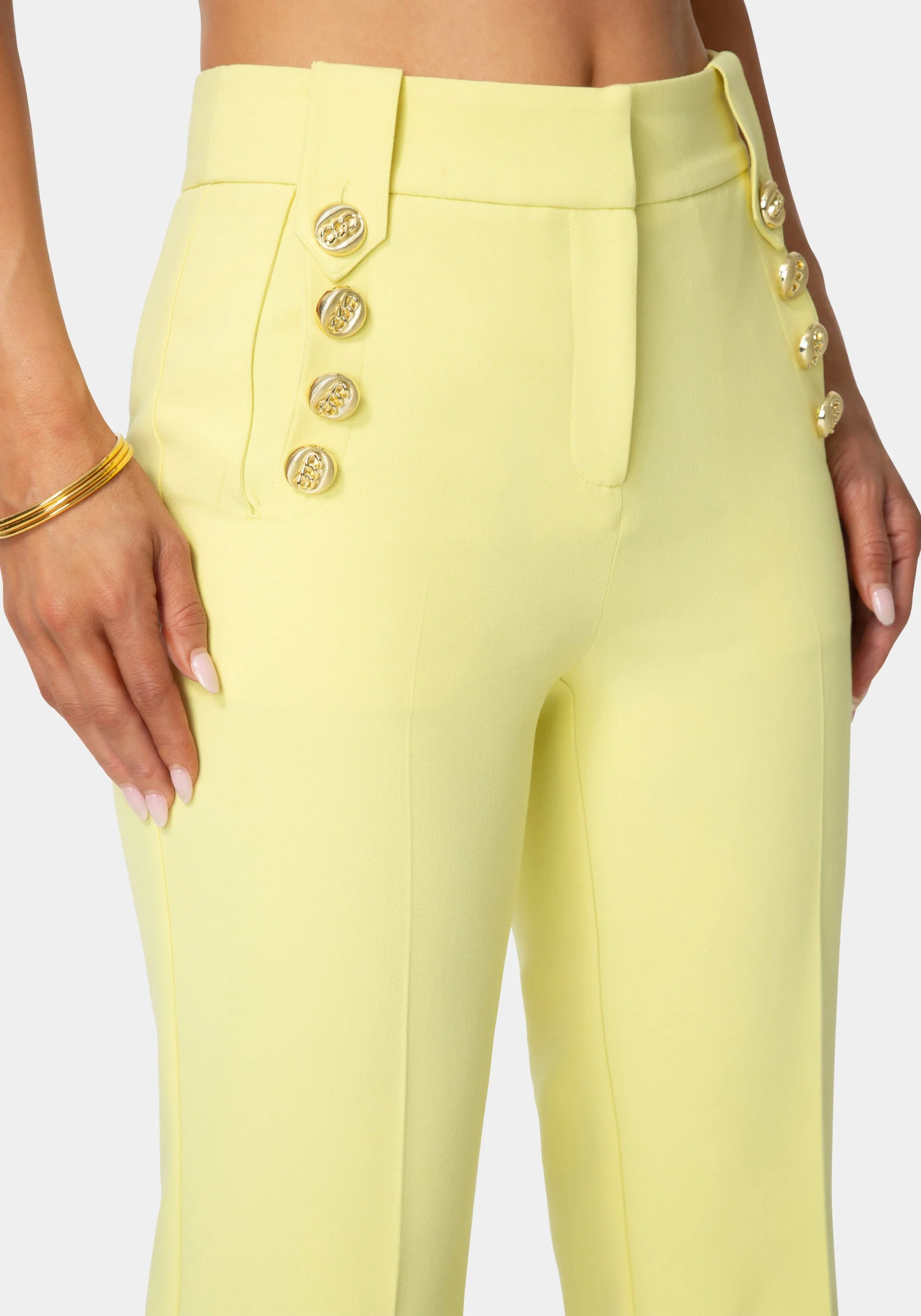 Tailored High Waist Straight Leg Pant - Image 4