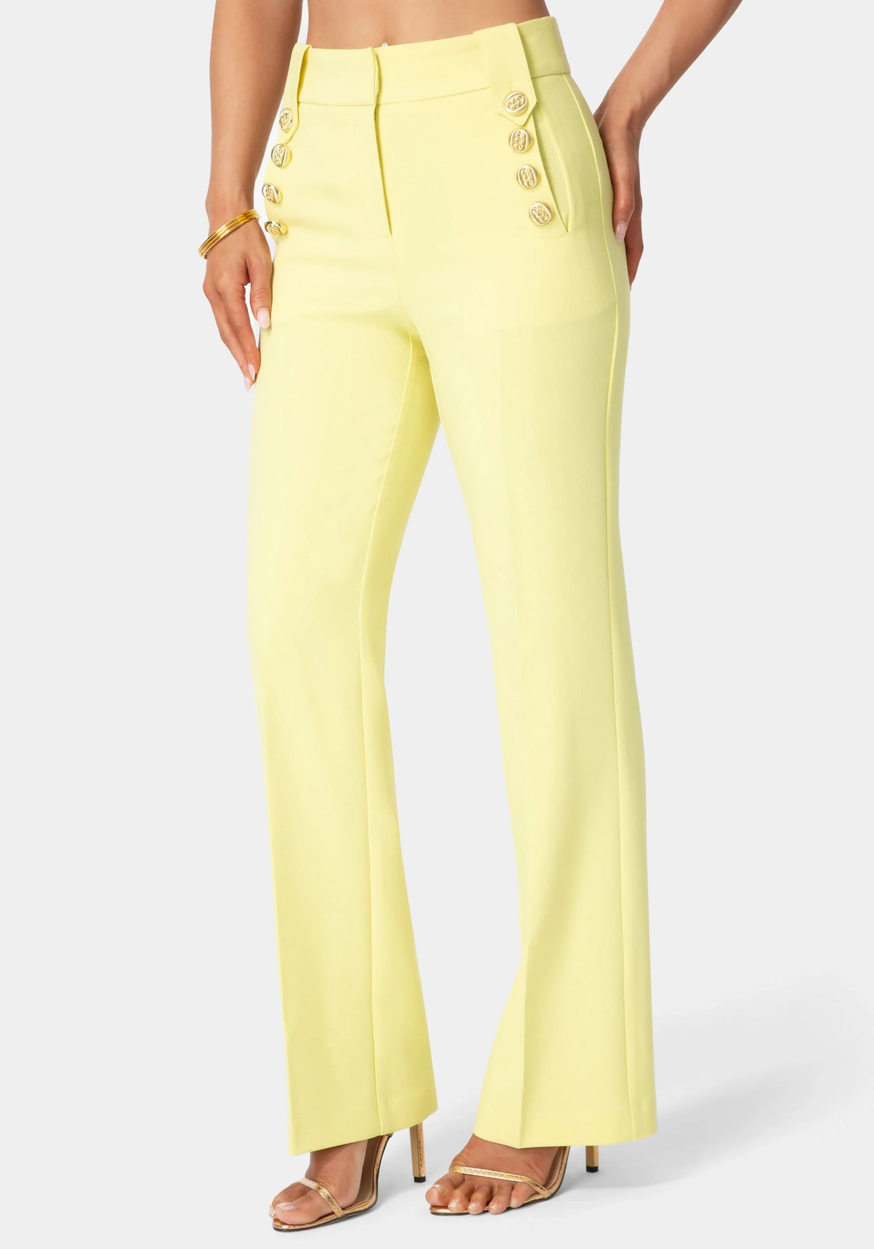 Tailored High Waist Straight Leg Pant - Image 5