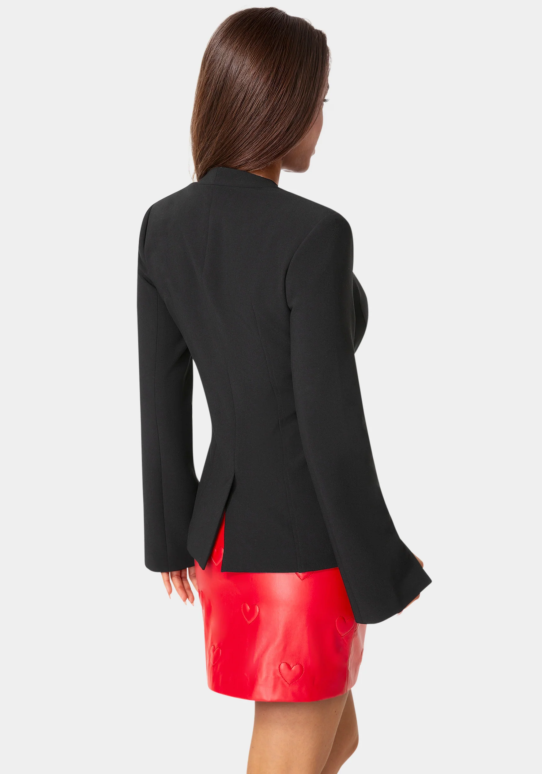 Tailored Open Neck Blazer - Image 2