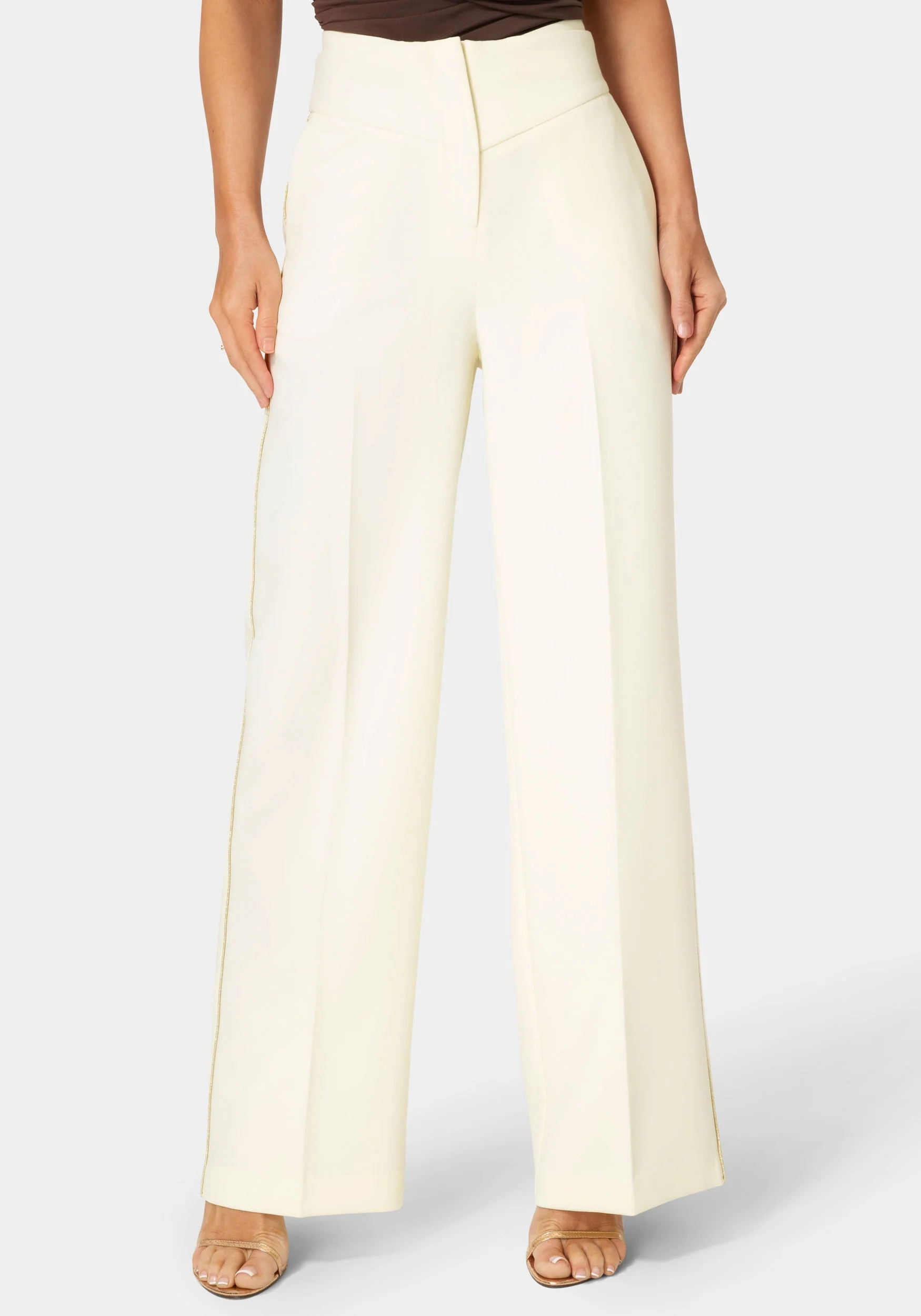 Tailored Straight Wide Leg Pant - Image 3
