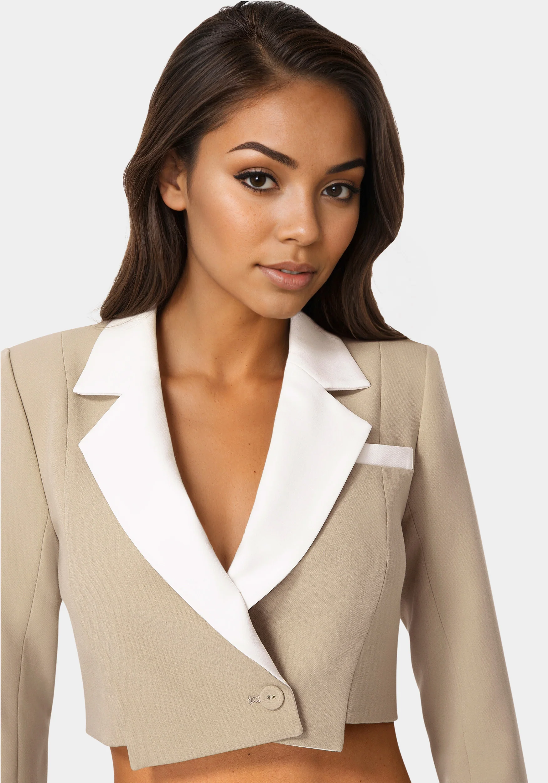 Tailored Two Tone Blazer - Image 2