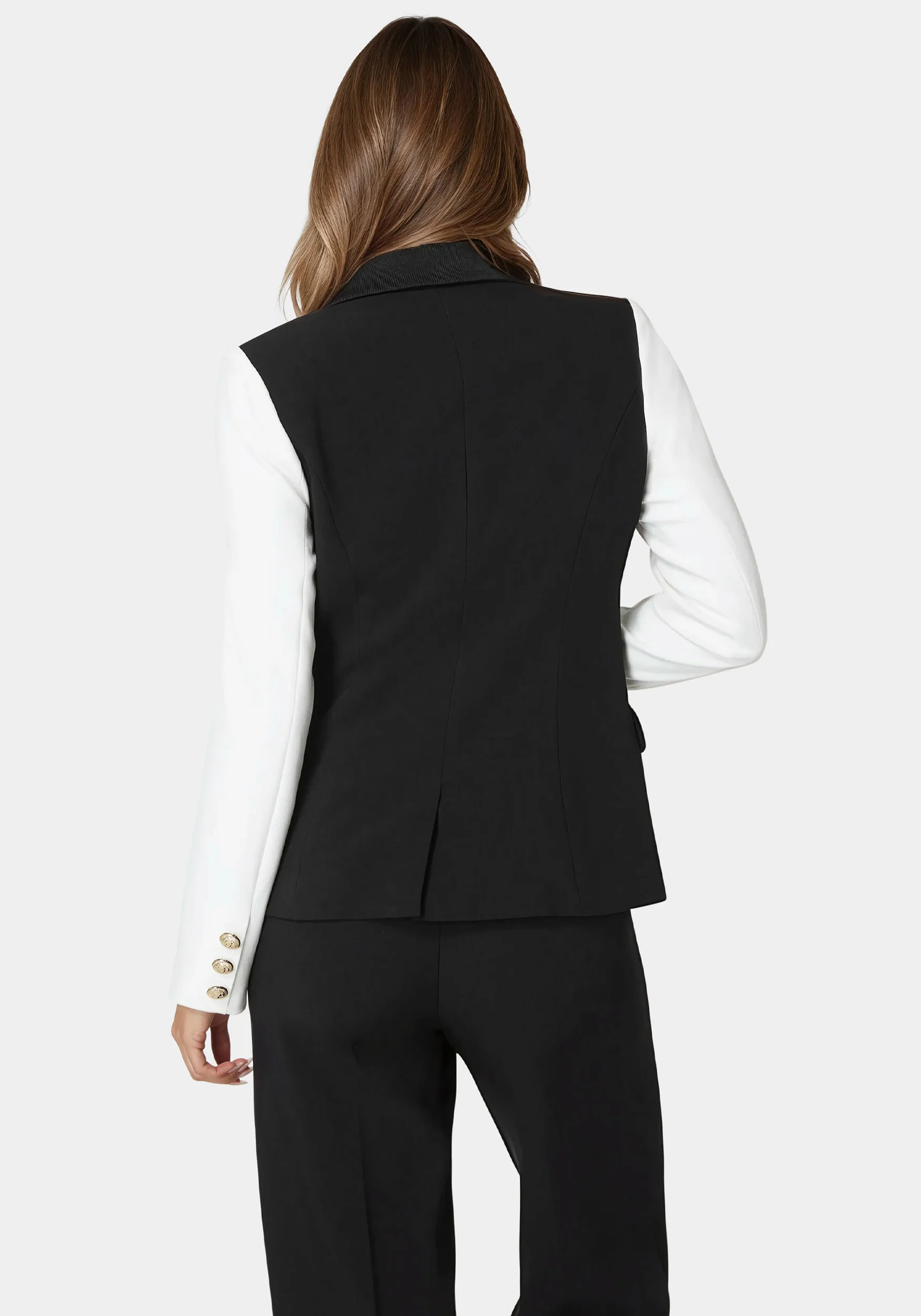 Tailored Two Tone Blazer - Image 3