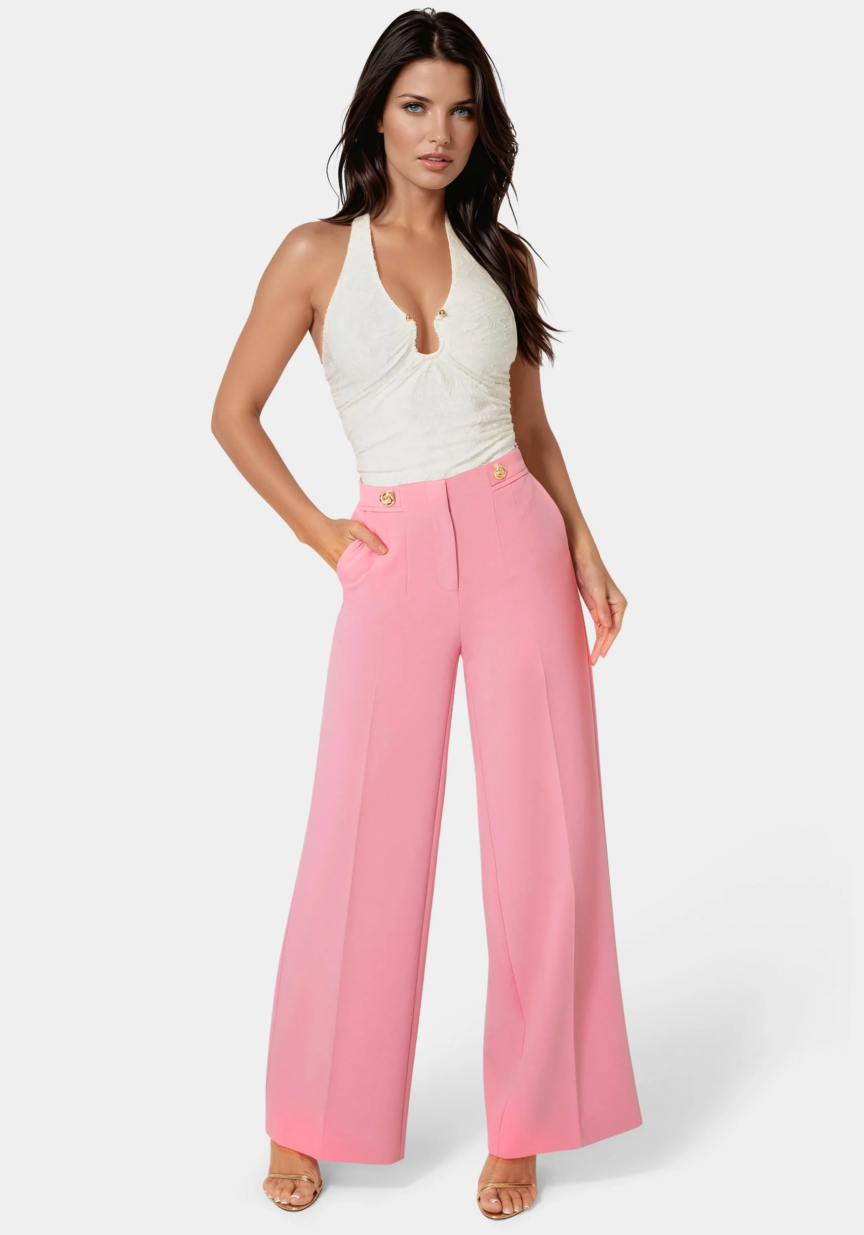 Tailored Wide Leg Pant - Image 2