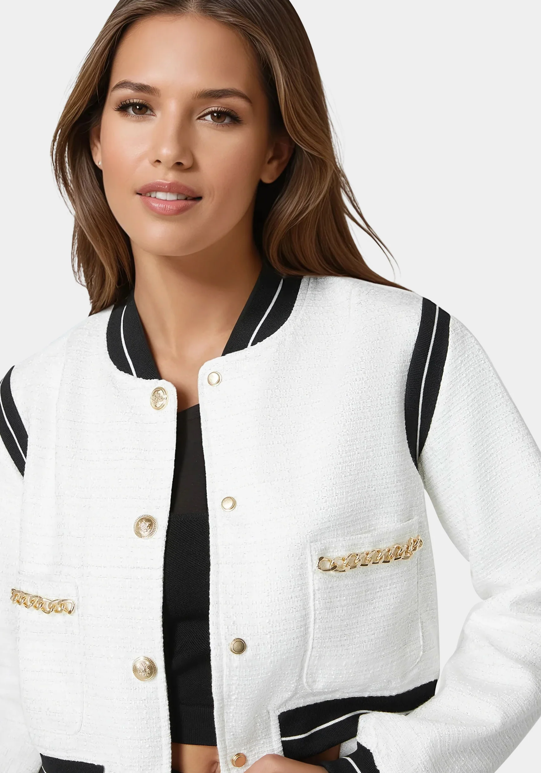 Textured Bomber Jacket - Image 4