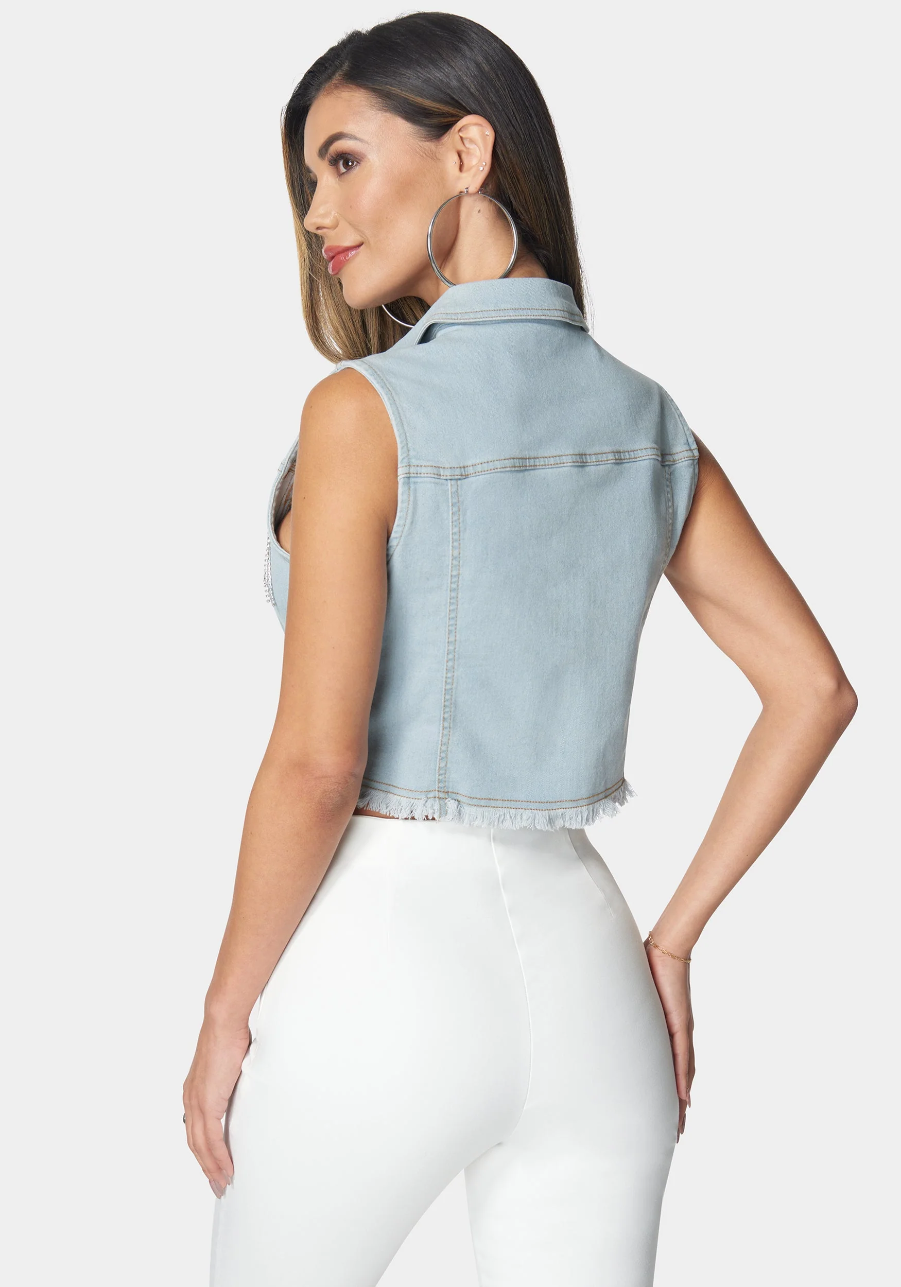 The Cropped Trucker Vest - Image 3