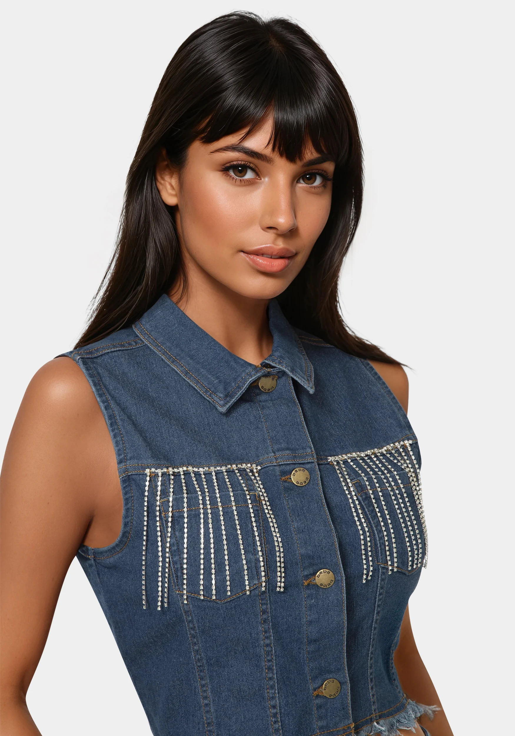 The Cropped Trucker Vest - Image 4