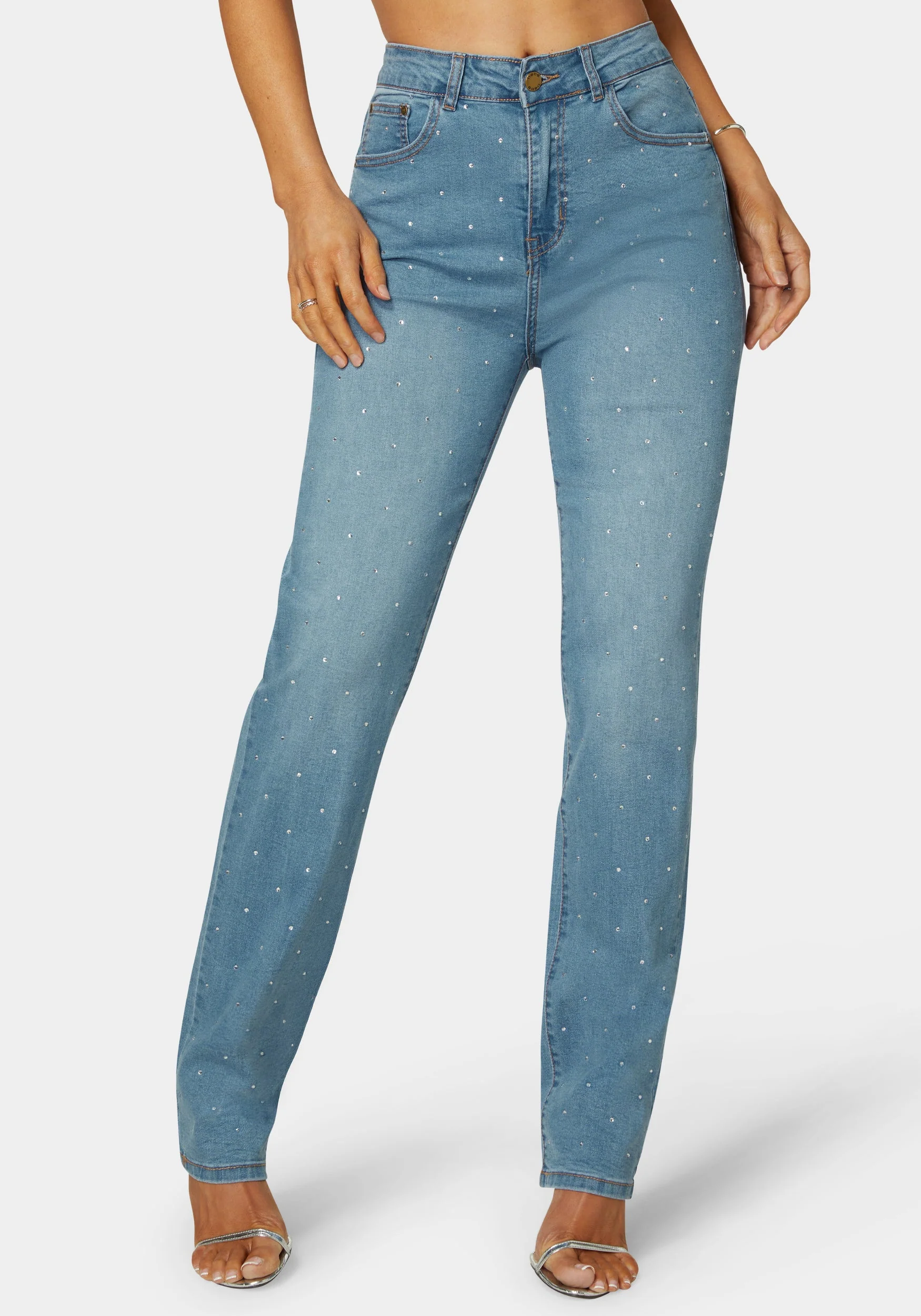 The Embellished Straight Leg