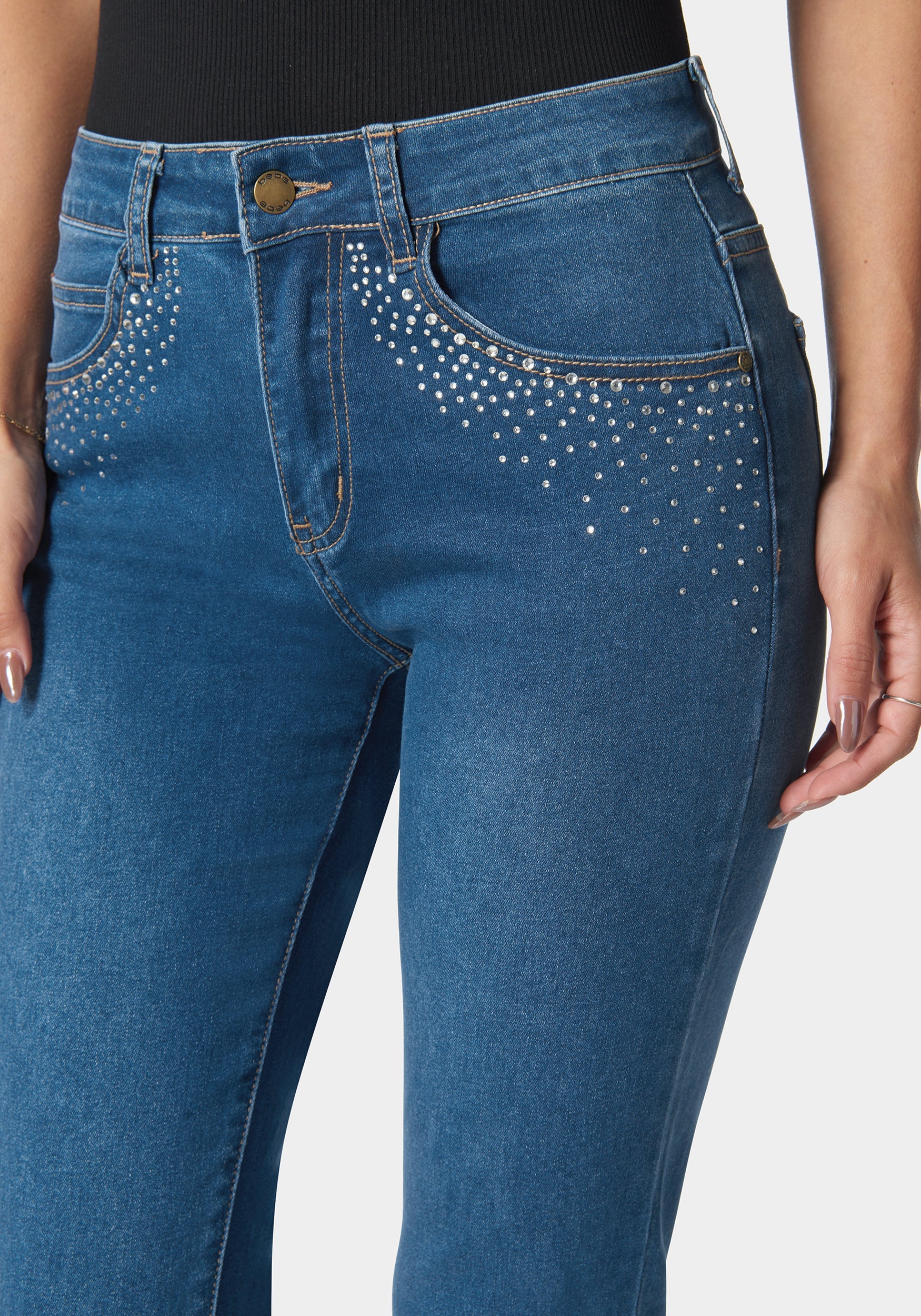 The Mom Jean With Embellishement - Image 4