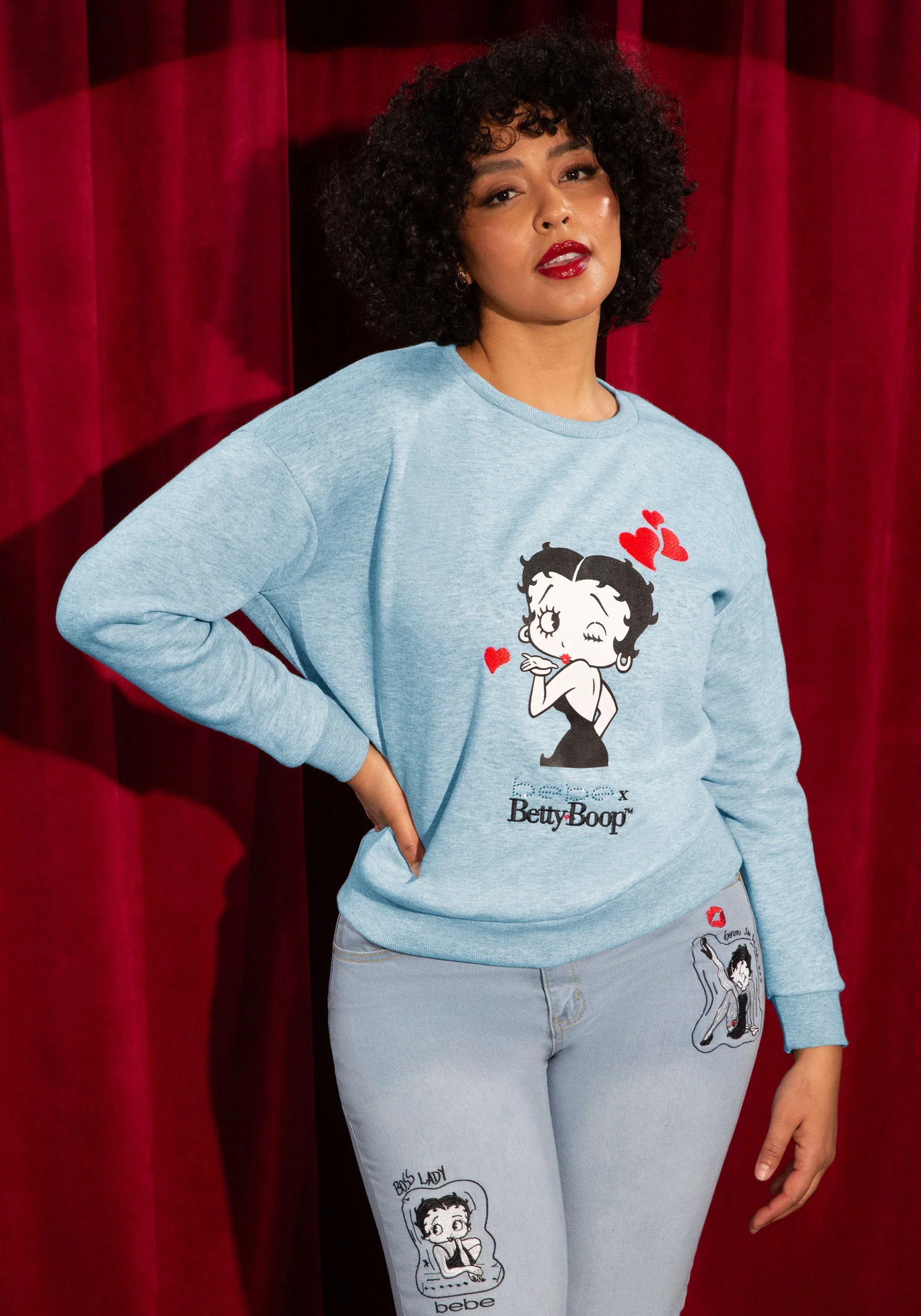 Betty Boop Cozy Pullover