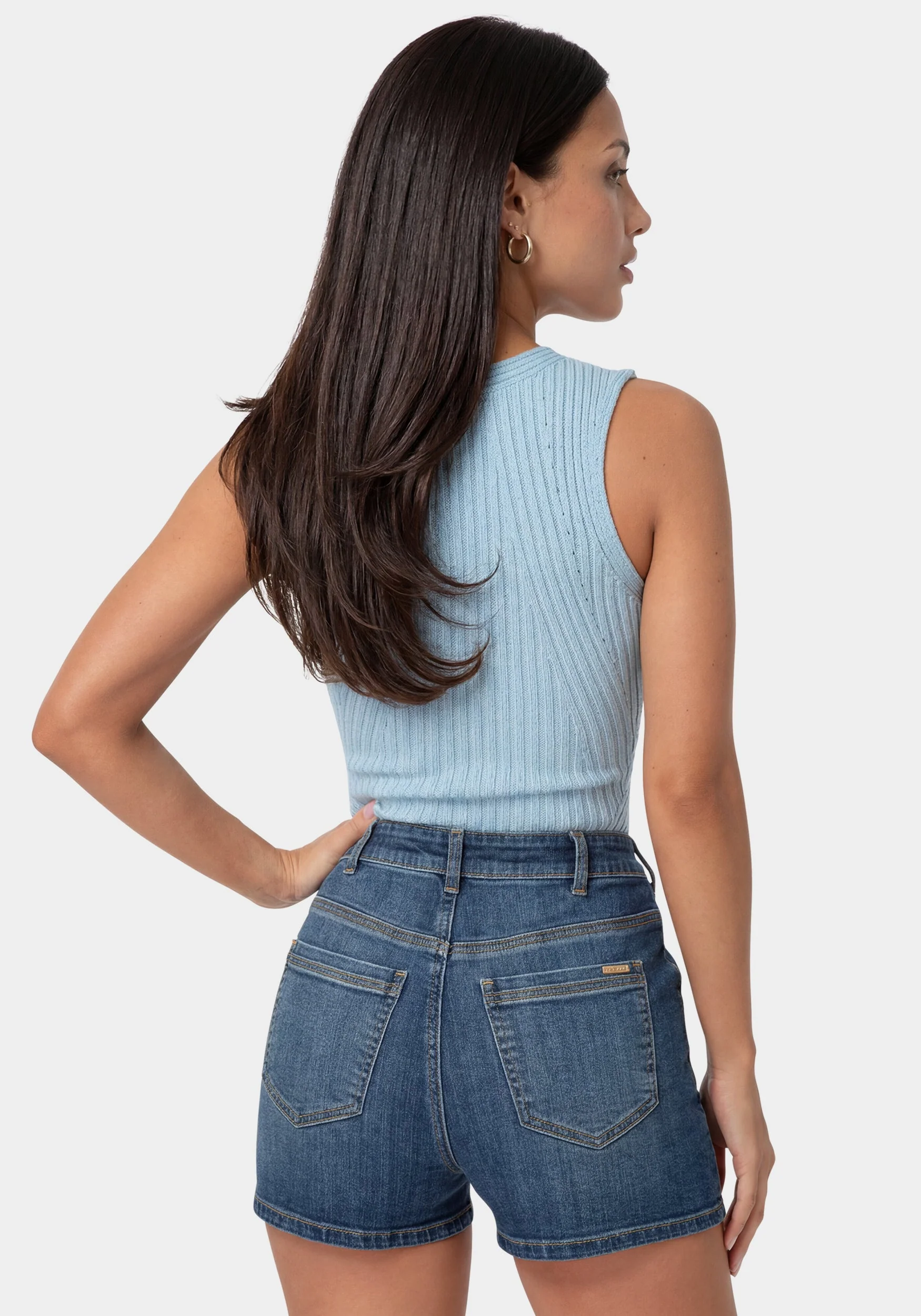 Twisted Strap Knit Top - Image 3