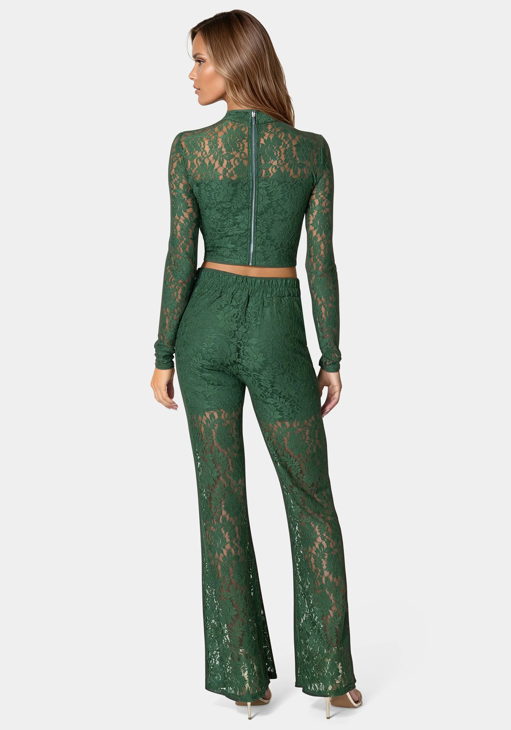 Two Piece Lace Jumpsuit - Image 3