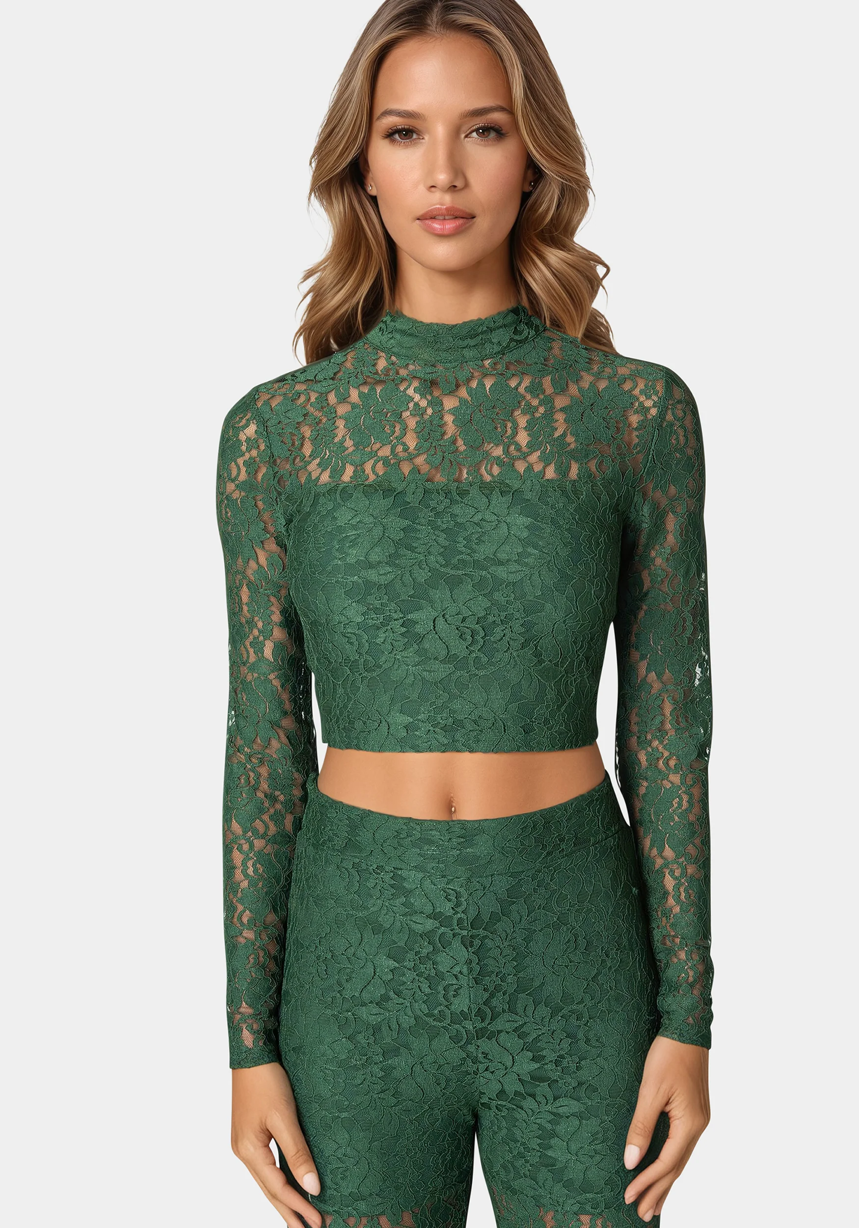 Two Piece Lace Jumpsuit - Image 4