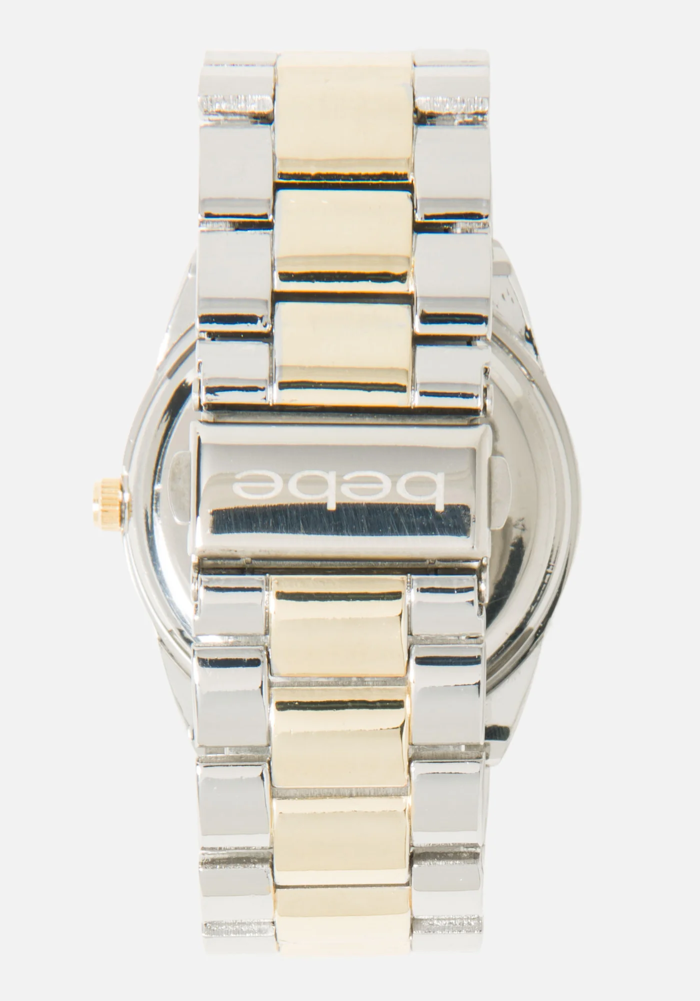 Two Tone Crystal Bezel Arabic Numbers Watch - Image 2