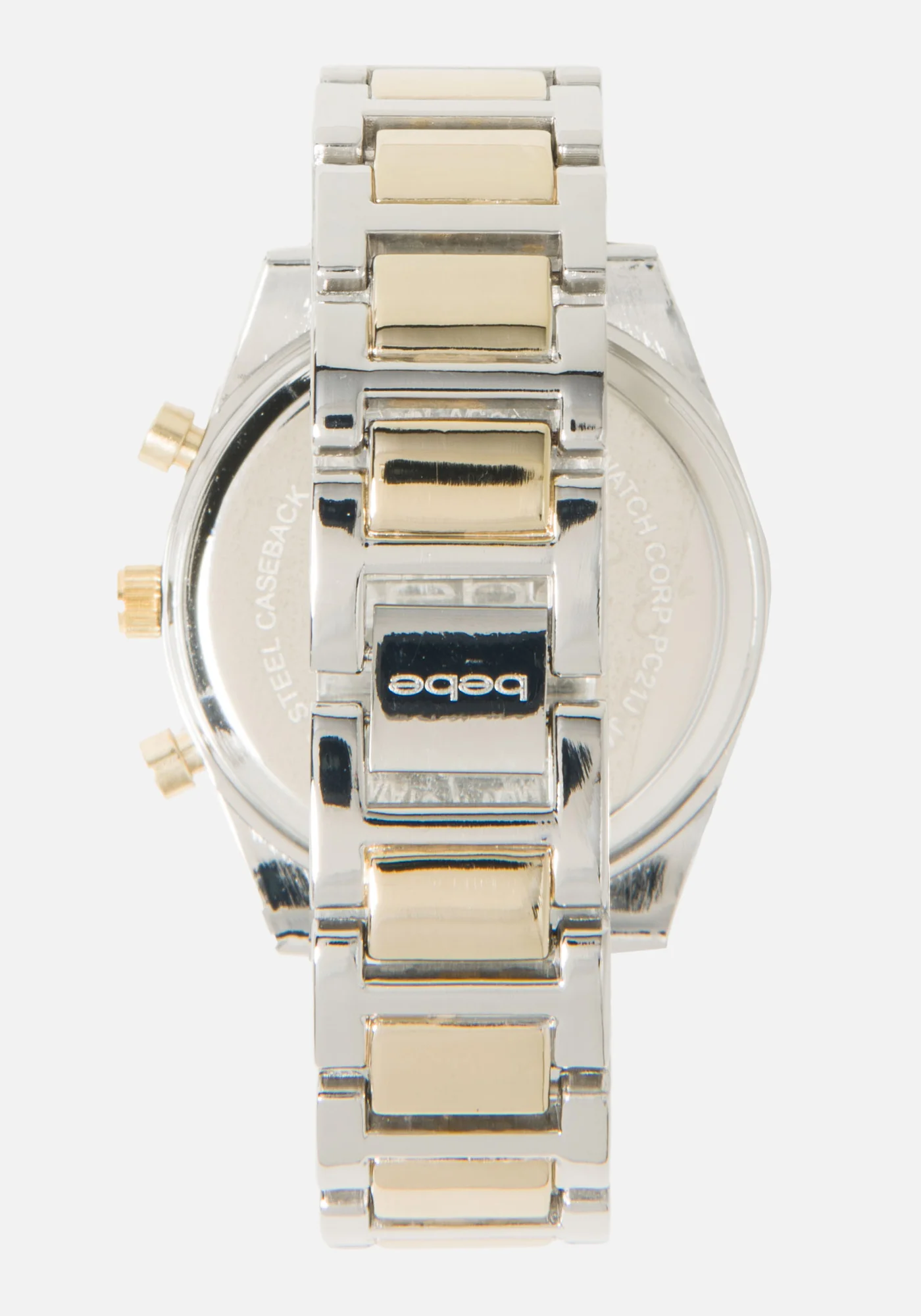 Two Tone Crystal Bezel Watch - Image 2