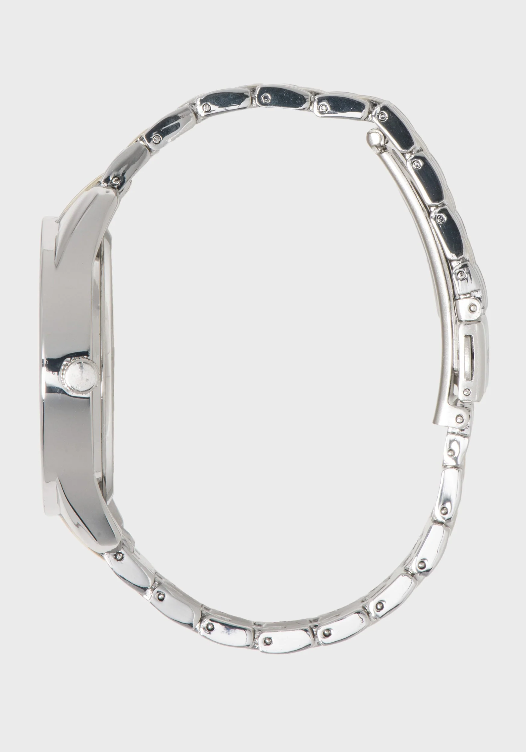 Two-Tone Crystal Logo Watch - Image 3