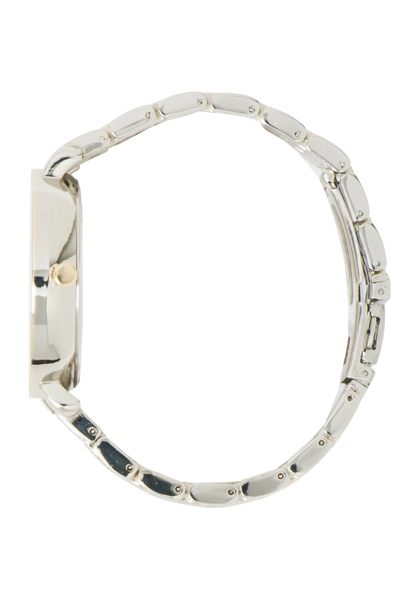 Two Tone Crystal Pave Watch - Image 2