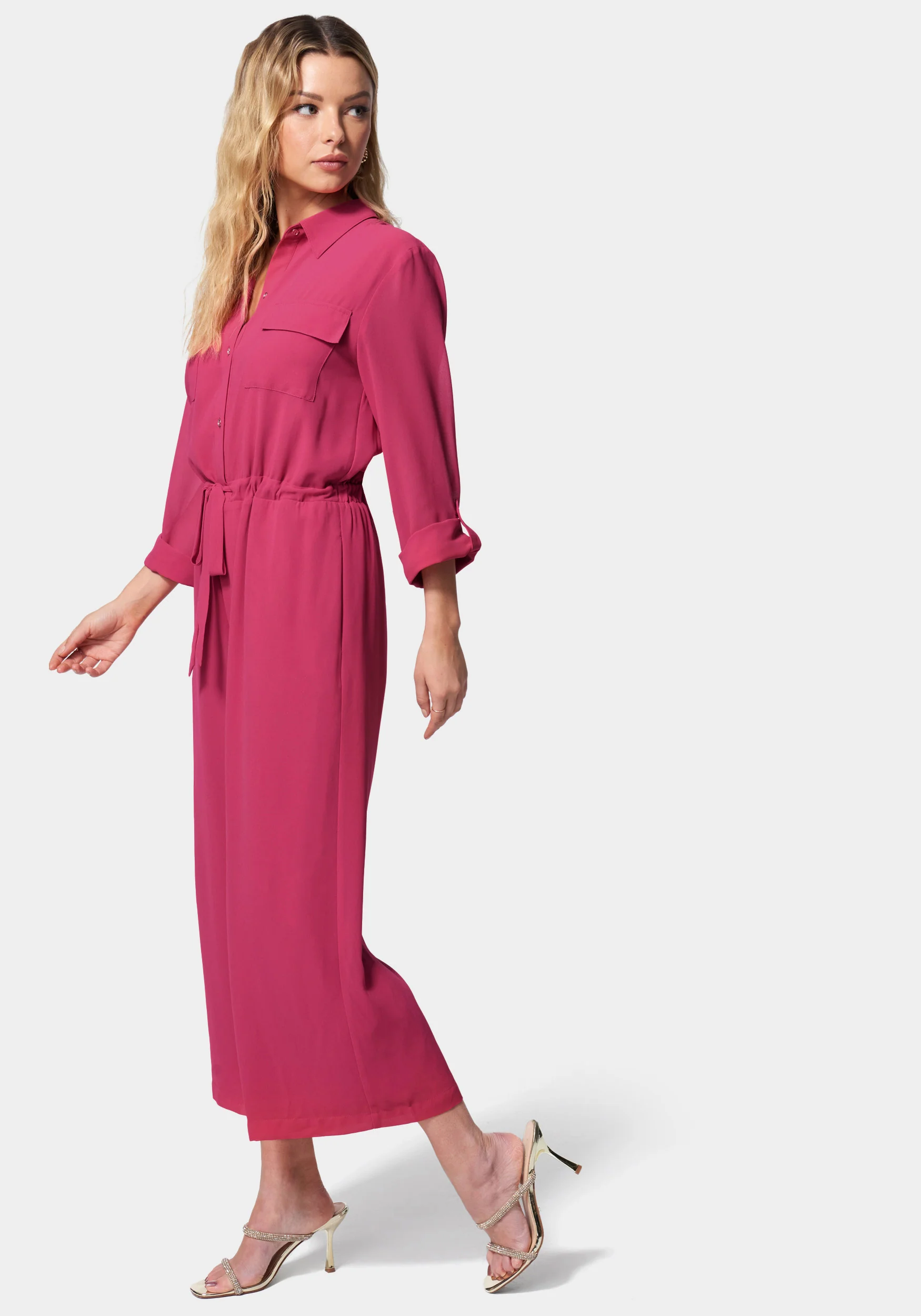 Utility Pocket Culotte Jumpsuit - Image 2