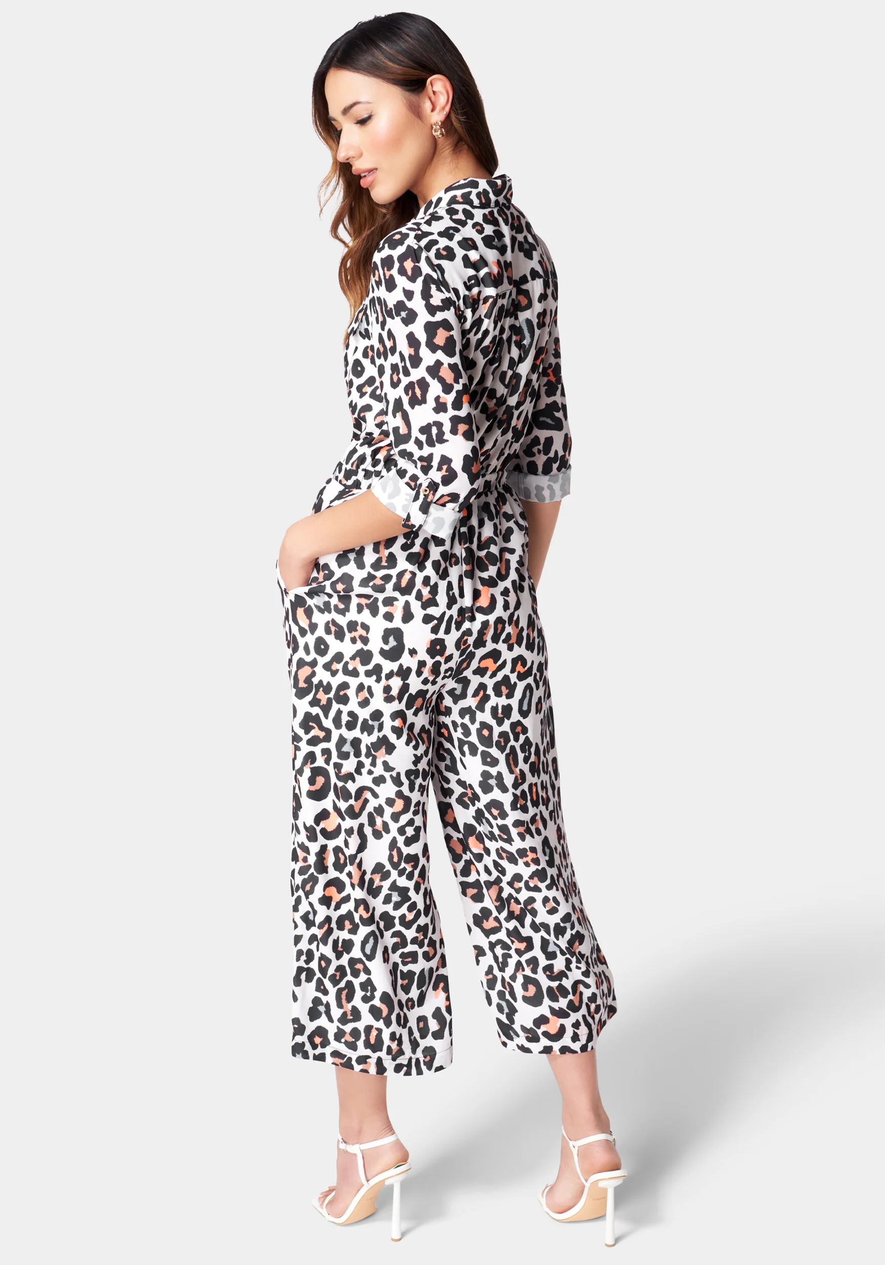 Utility Pocket Culotte Jumpsuit - Image 3