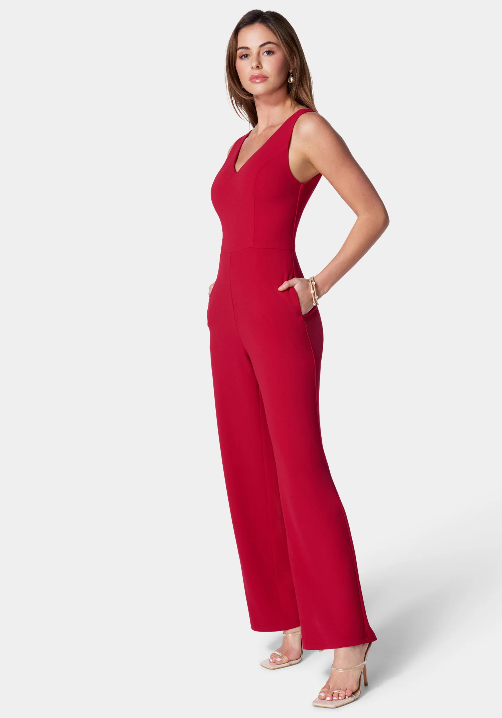 V Neck Core Jumpsuit - Image 2