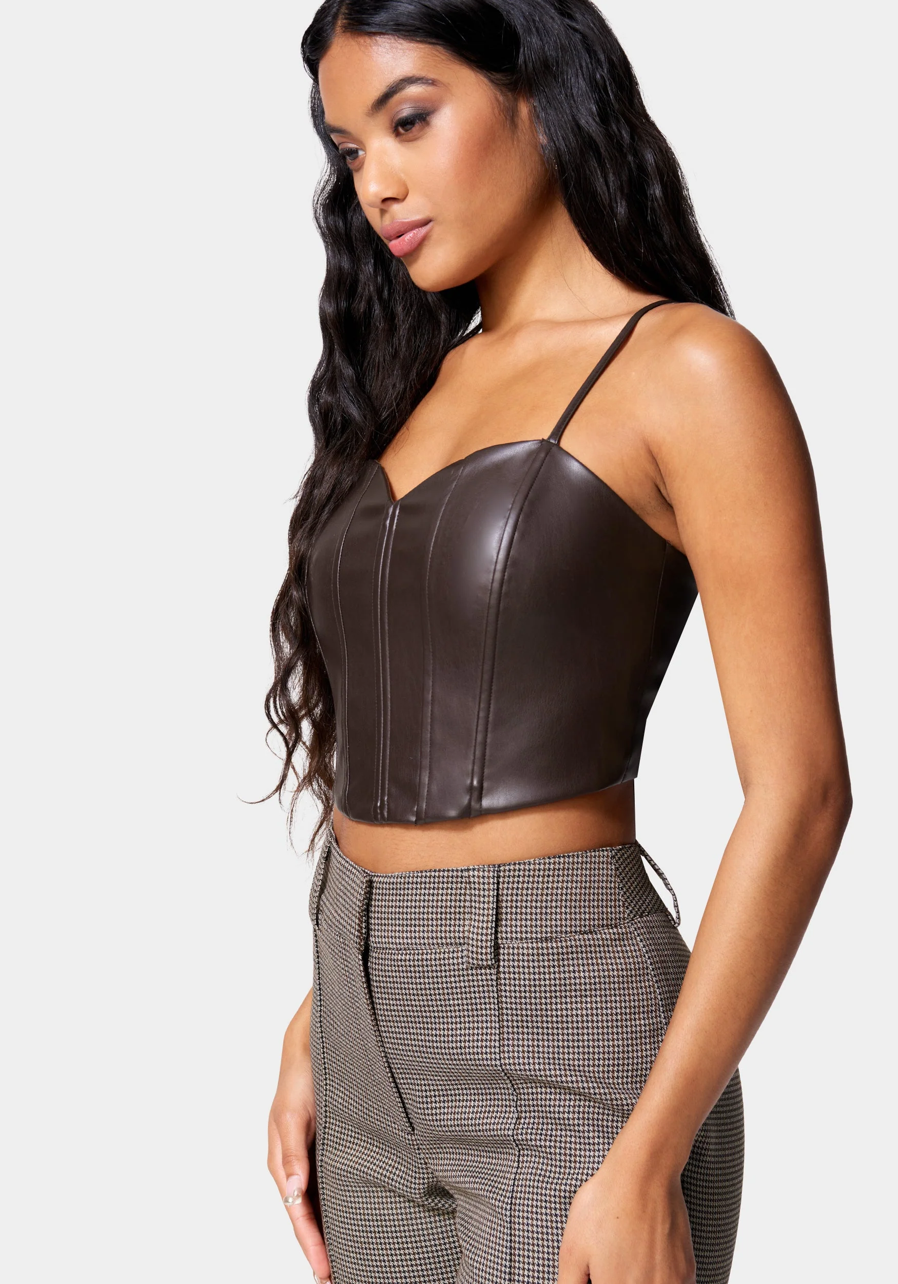 Vegan Leather Bustier - Image 2