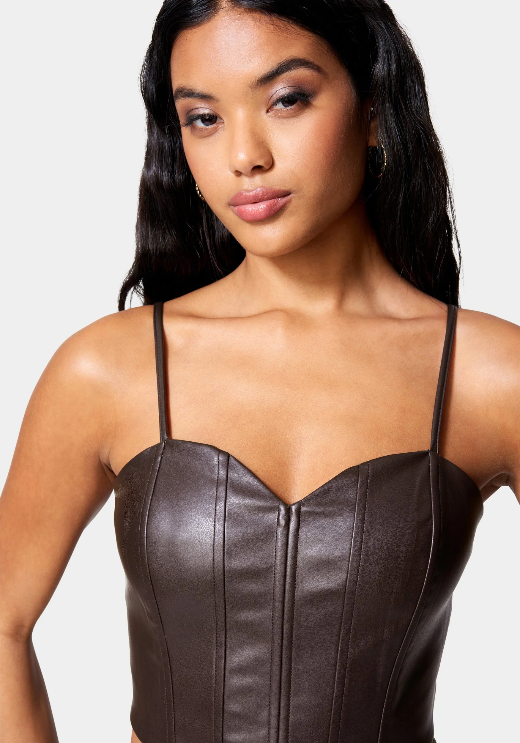 Vegan Leather Bustier - Image 4