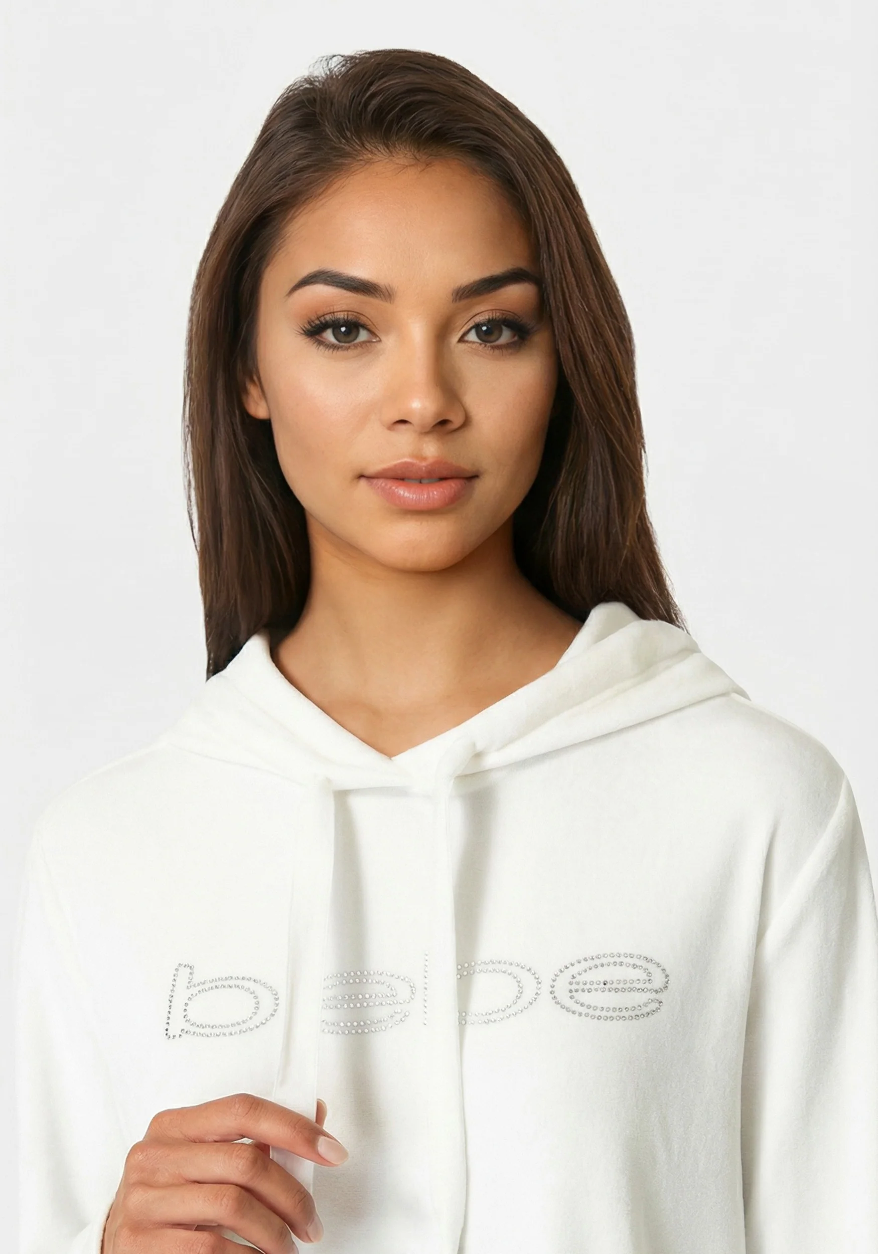 Velour Hooded Rhinestone Sleep & Lounge Dress - Image 4
