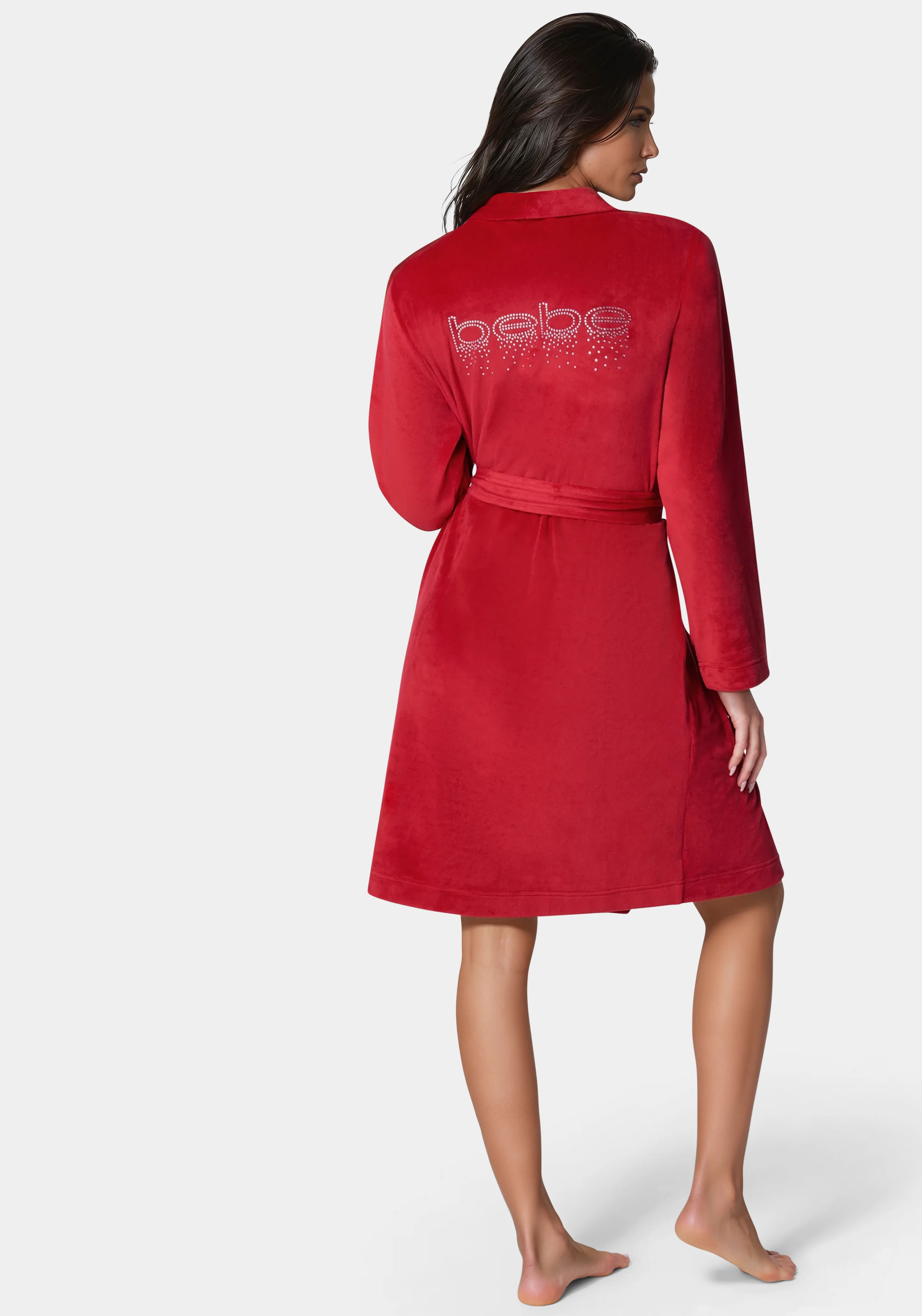 Velour with Rhinestones Robe - Image 3