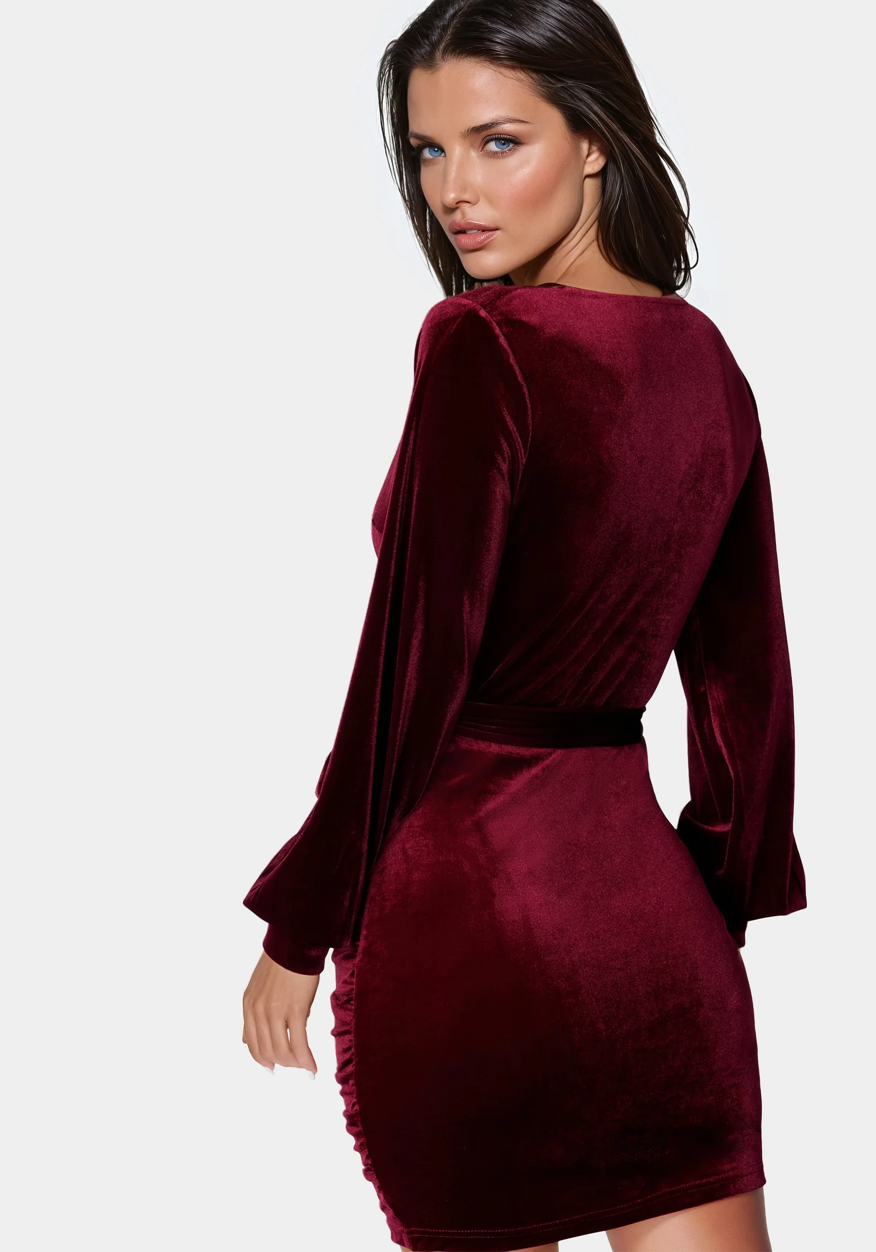 Velvet Utility Mini Dress - Image 3