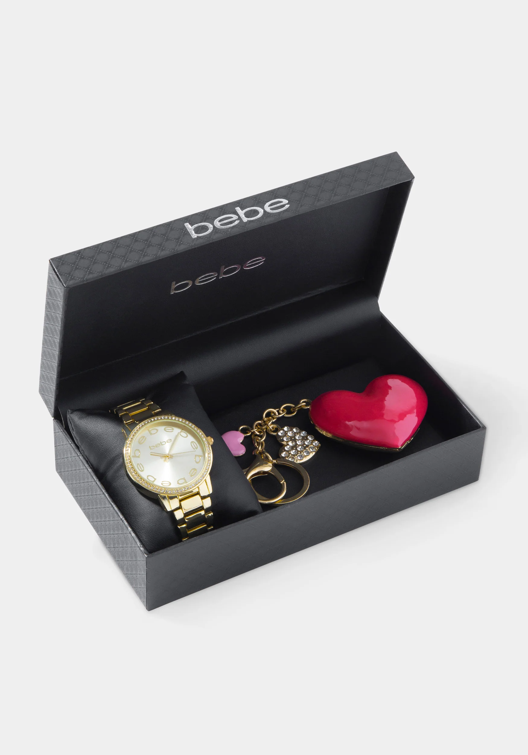 Watch & 'Hearts' Handbag Charm Set - Image 5