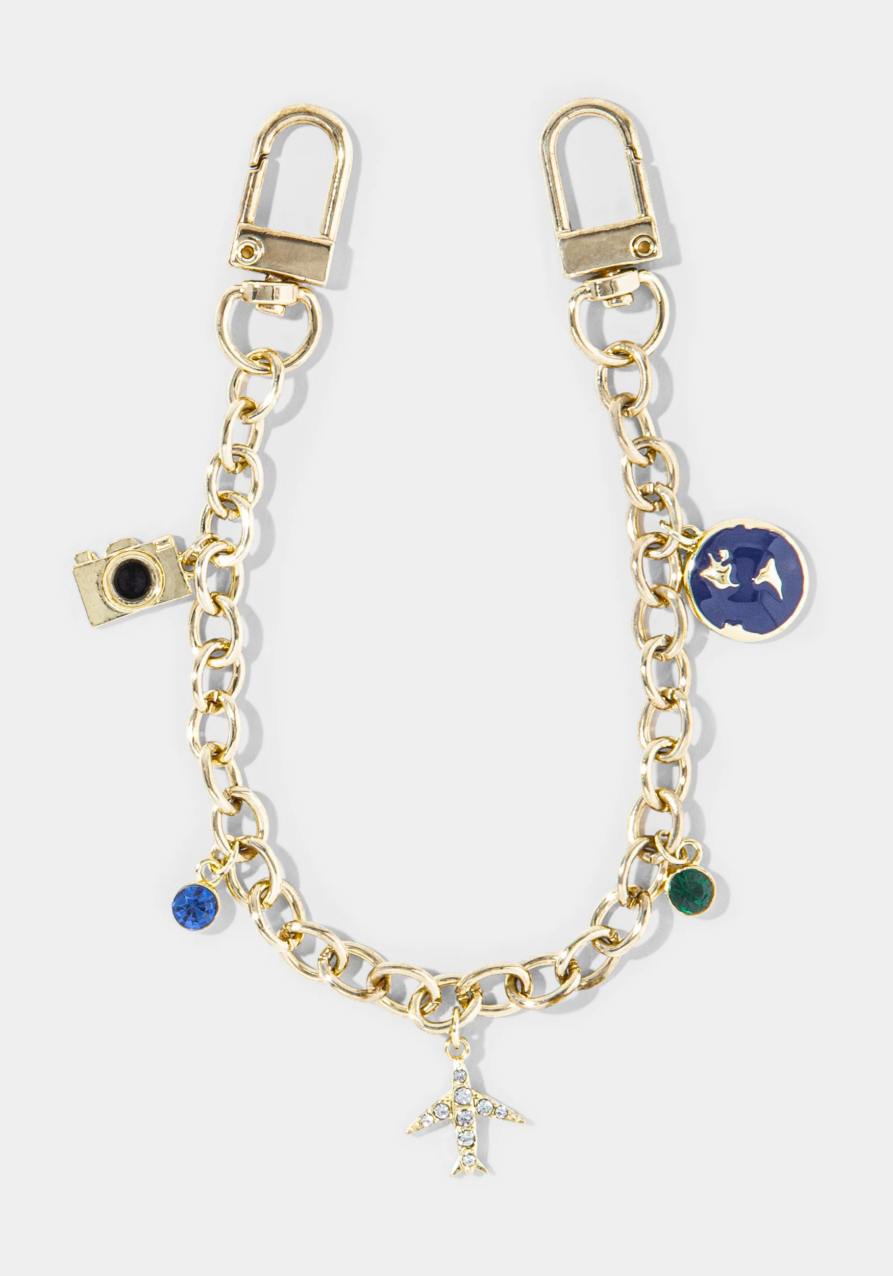 Watch & 'Travel Theme' Handbag Charm Set - Image 4