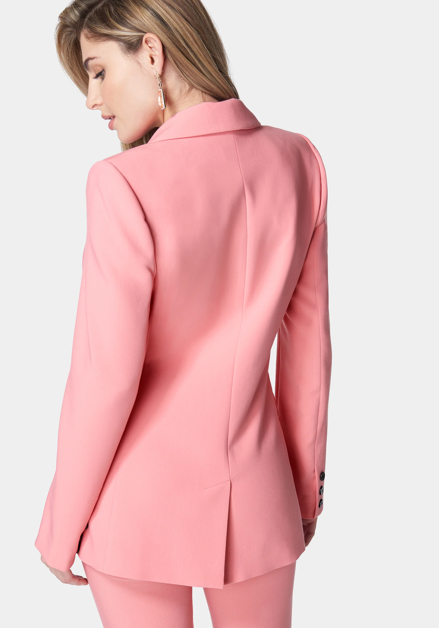 Woven Twill Boyfriend Jacket - Image 3