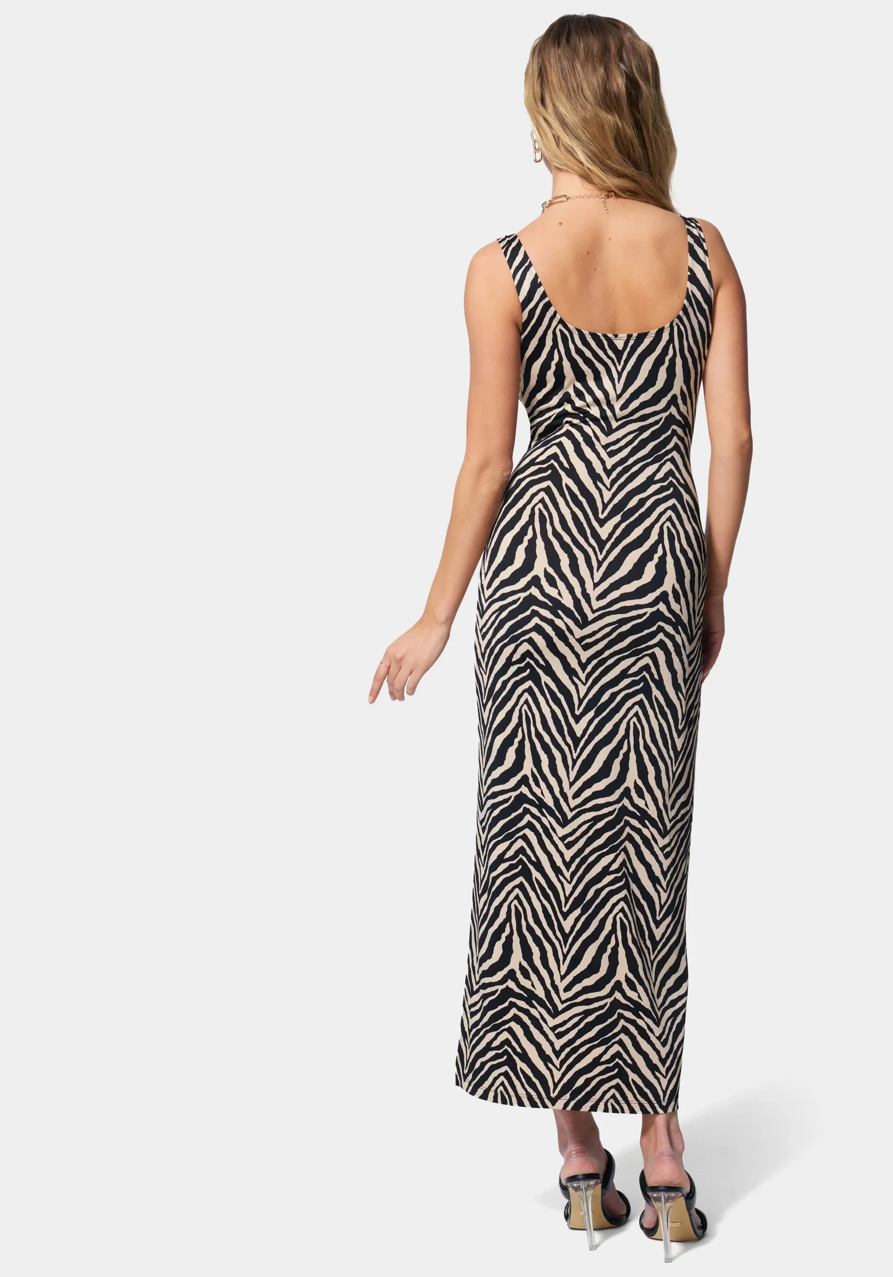 Zebra Maxi Resort Dress - Image 3