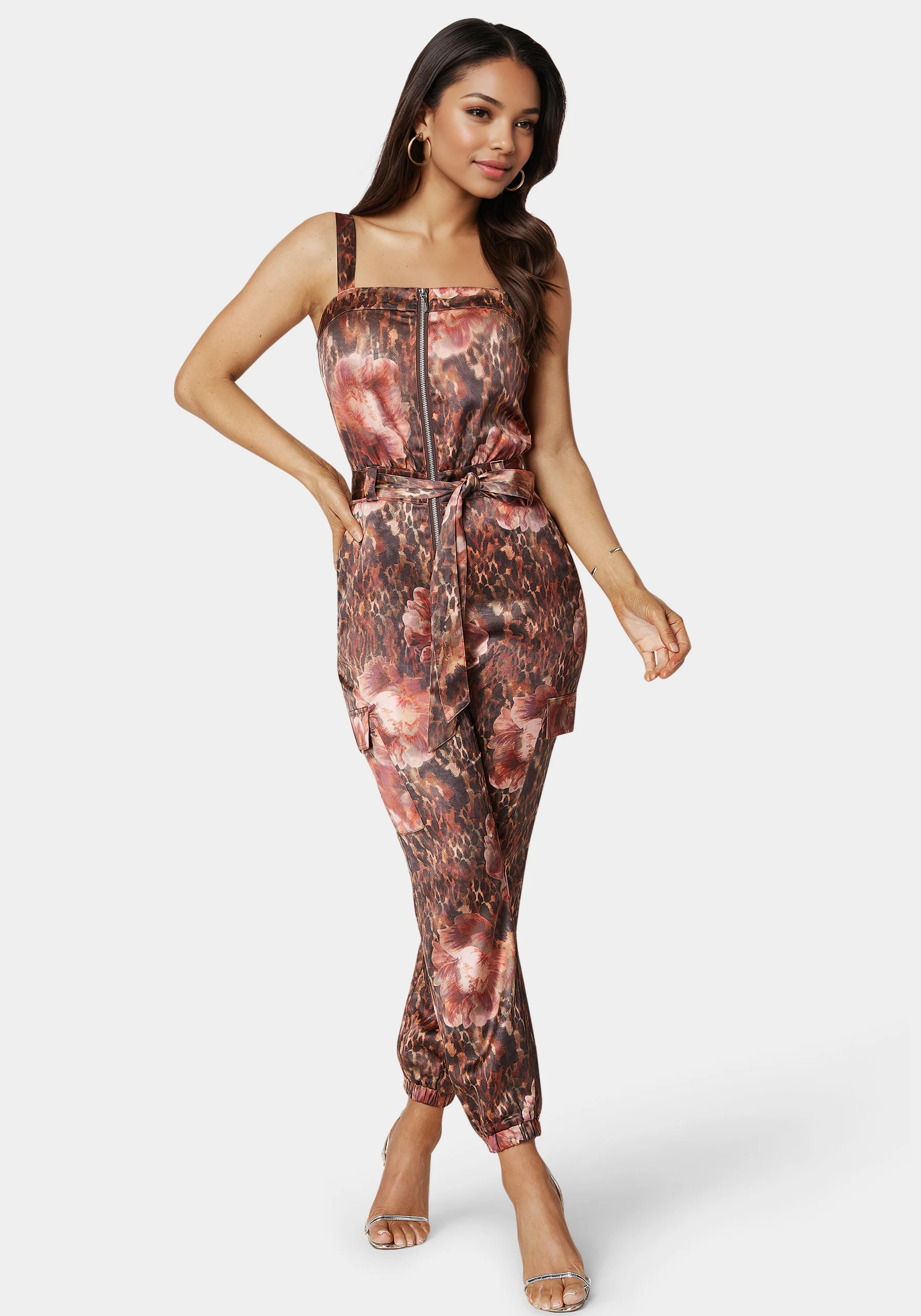 Zip Front Jogger Jumpsuit - Image 4